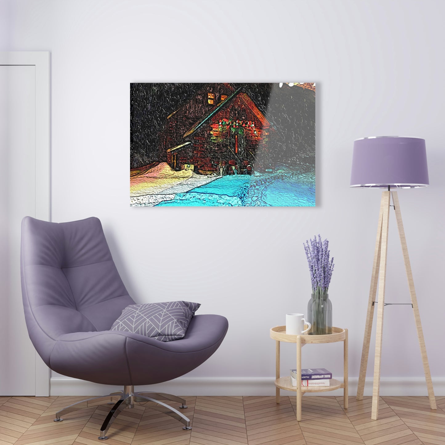 Acrylic Prints ... A Cold ... A Very Snowy ... "A Tranquil & Quiet Morning In Mountainous Central Idaho" ... Original Works ...