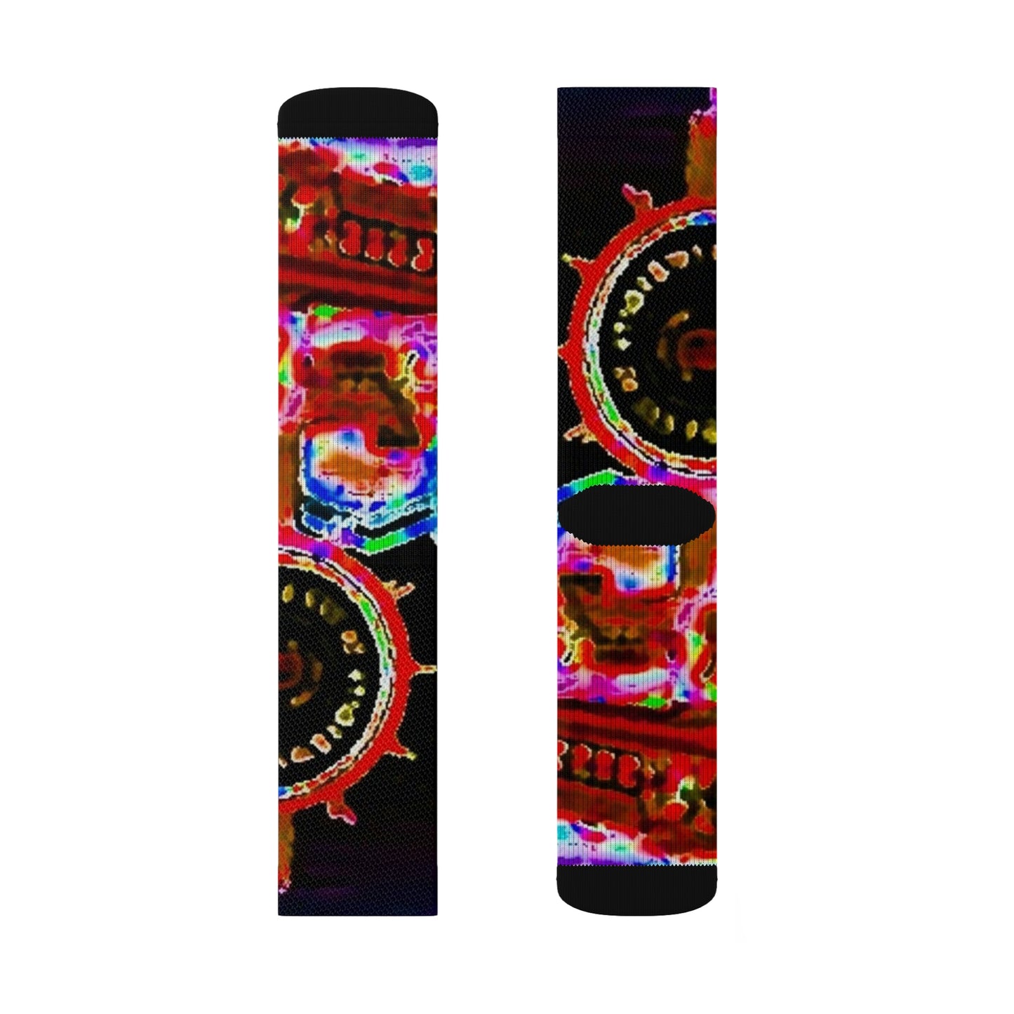 Sublimation Socks ... "No.9 Fishermen's Grotto - Fishermen's Wharf, SF, California" ... Family Archives: 1970's ... Original Works ...
