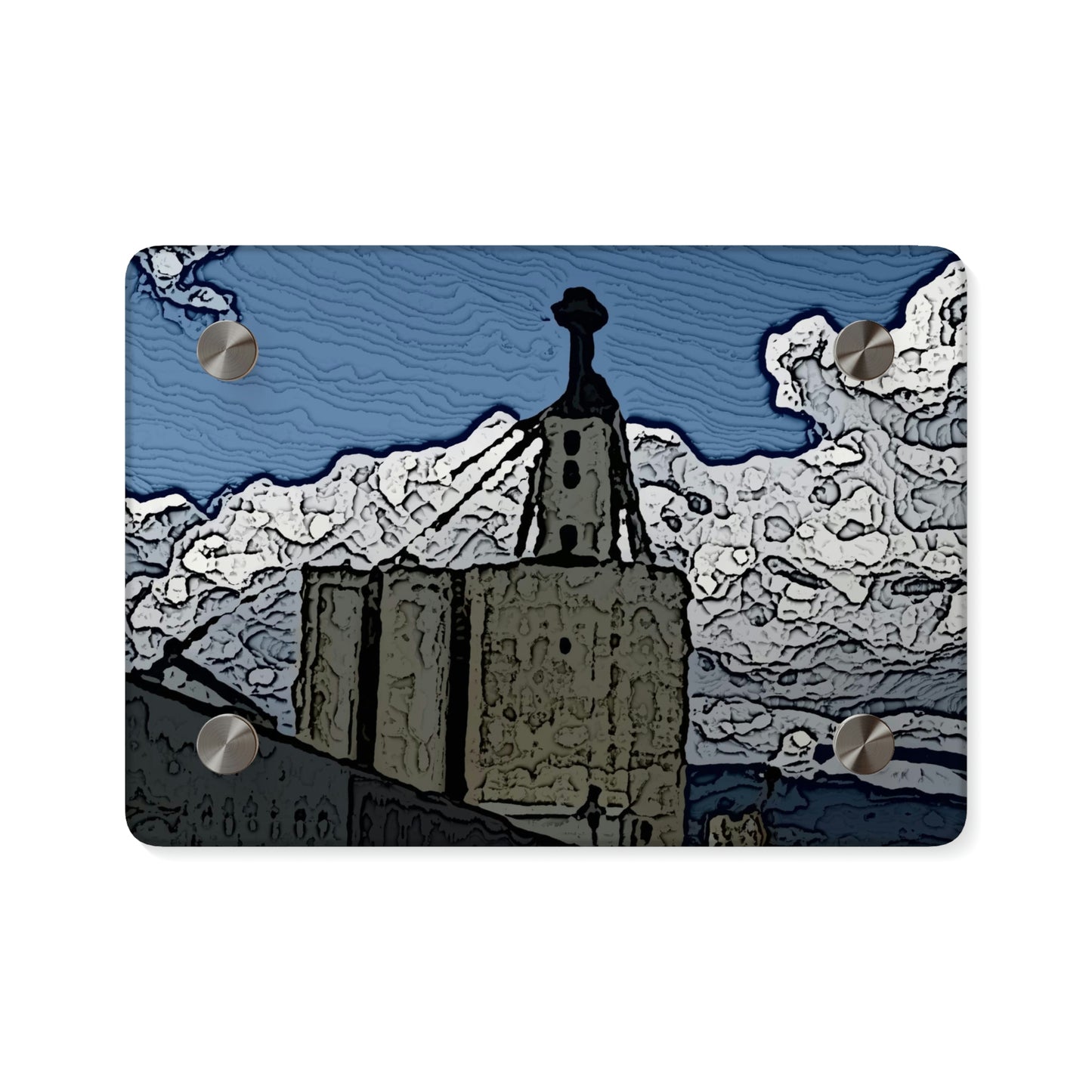Acrylic Wall Art Panels ... "ICP: Idaho County Propane ... 'Production Facilities Grangeville, Idaho' ... "  Original Works: Rendering Time: 10 Hours ...