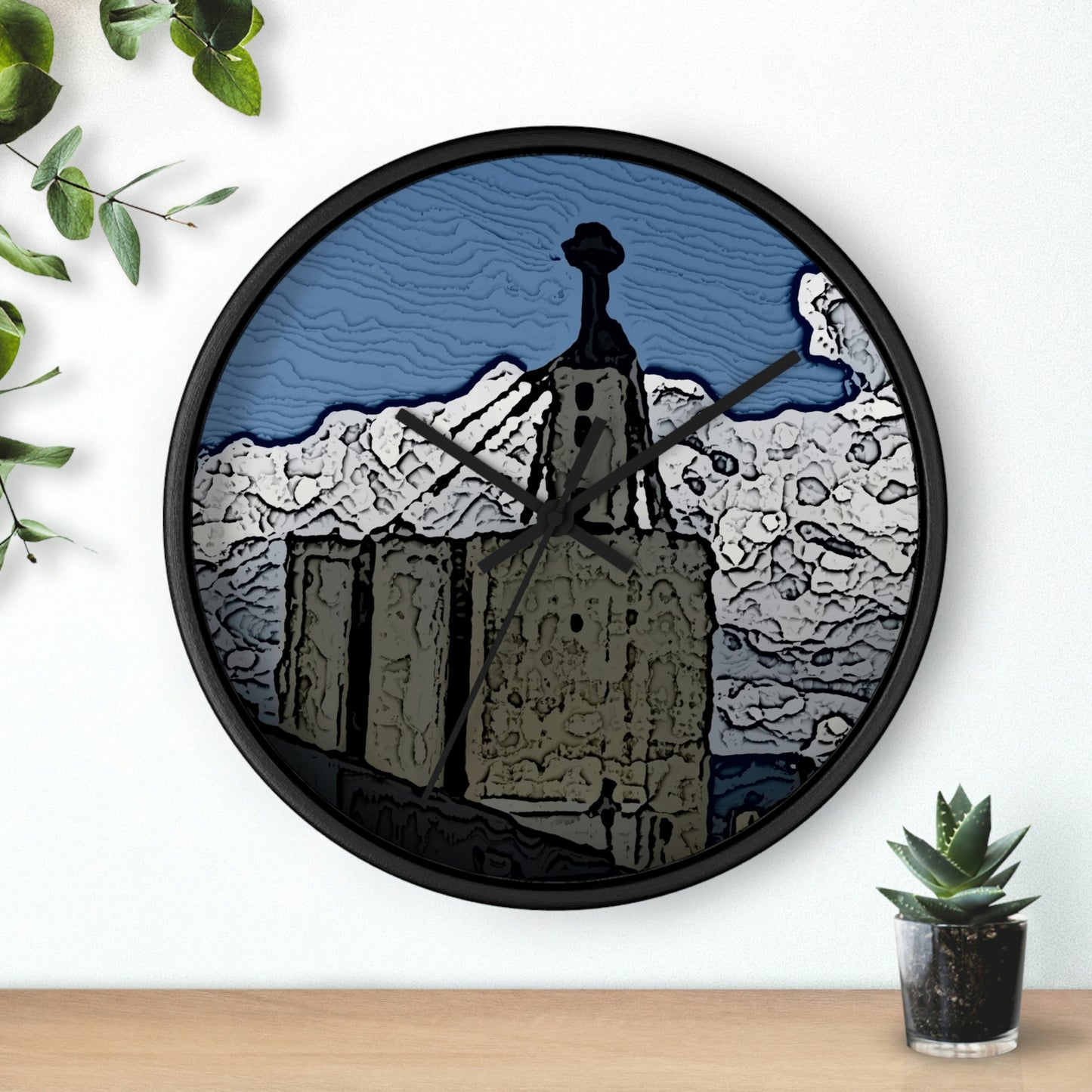 Wall clock ... "ICP: Idaho County Propane ... 'Production Facilities Grangeville, Idaho' ... "  Original Works: Rendering Time: 10 Hours ...
