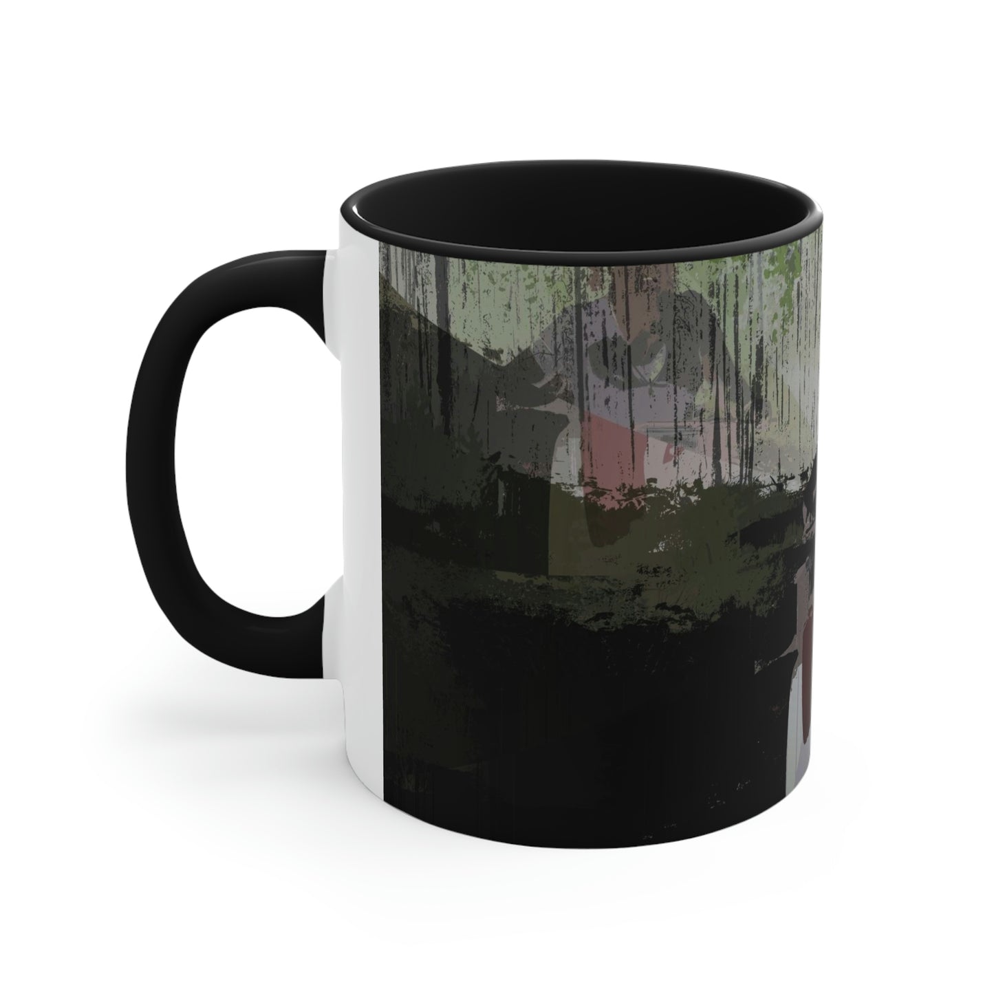 Accent Coffee Mug, 11oz ... 3-Wheeln' N' Groovin The Mountain Roads ... Central Idaho ... Original Works ...