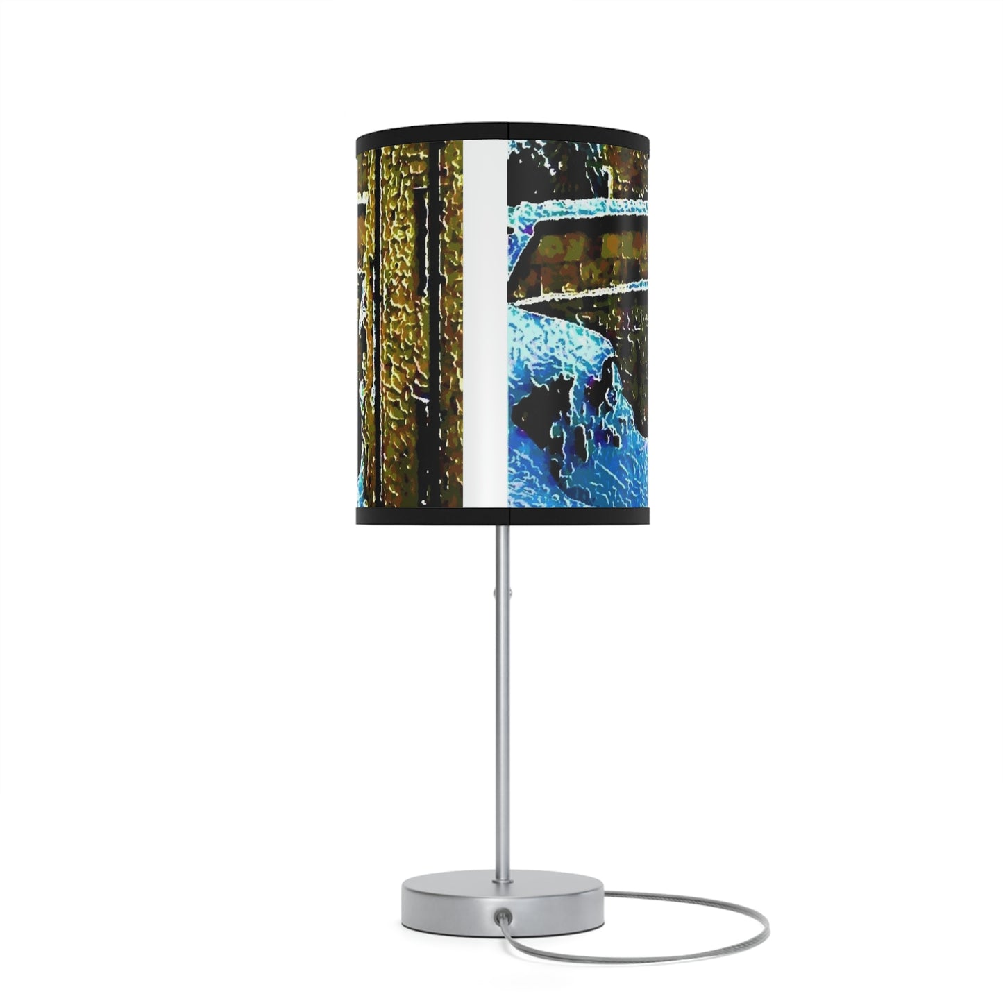 Lamp on a Stand, US|CA plug ... Walikng The Streets & Alleys ... 'Strolling The Canals ... '  ... Original Works  ...