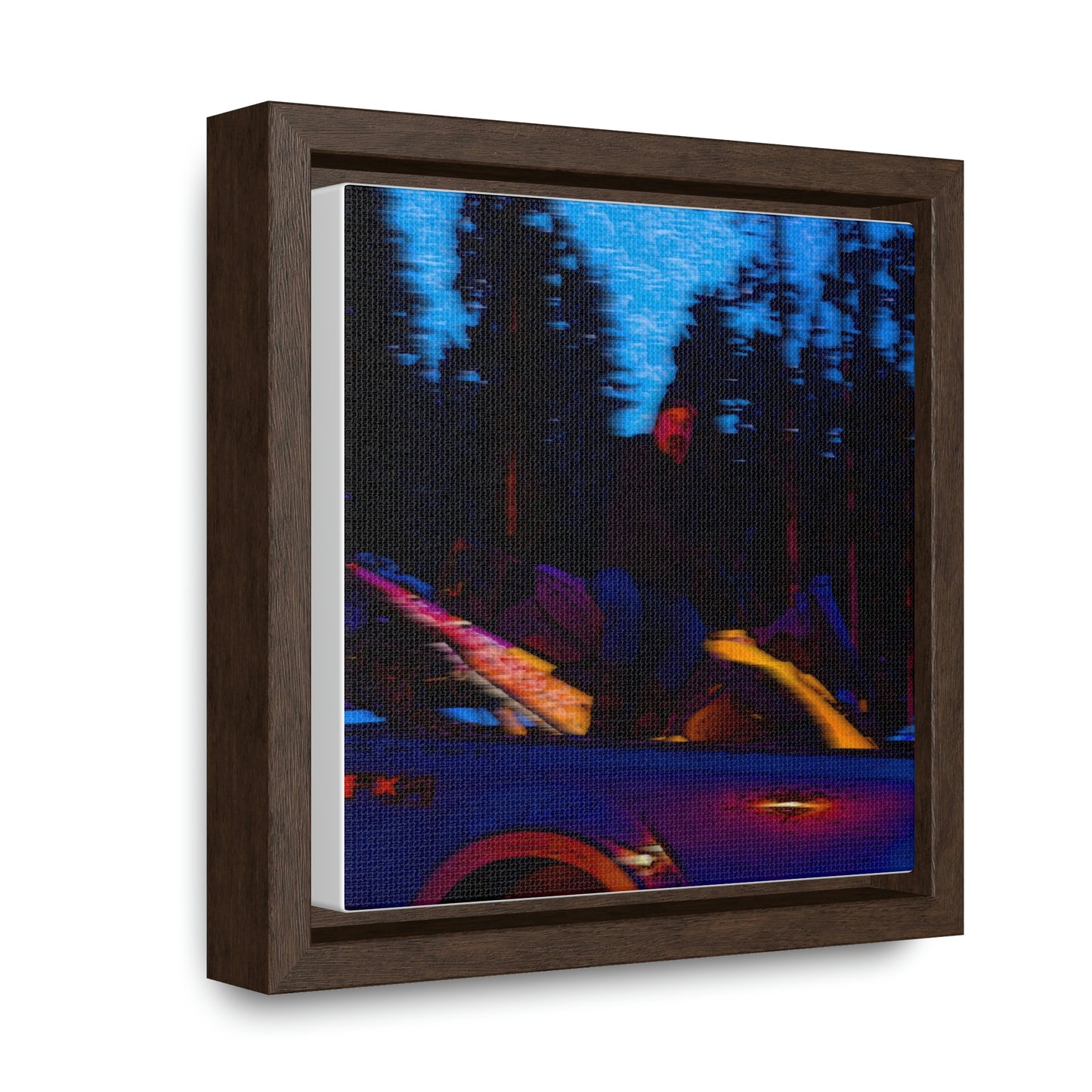 Gallery Canvas Wraps, Square Frame ... Two Modes Of Winter Transportation ... "Which One To Drive Next?" ... Choices-Choices-Choices ... Circa 4Jan23 ... Original Works ...