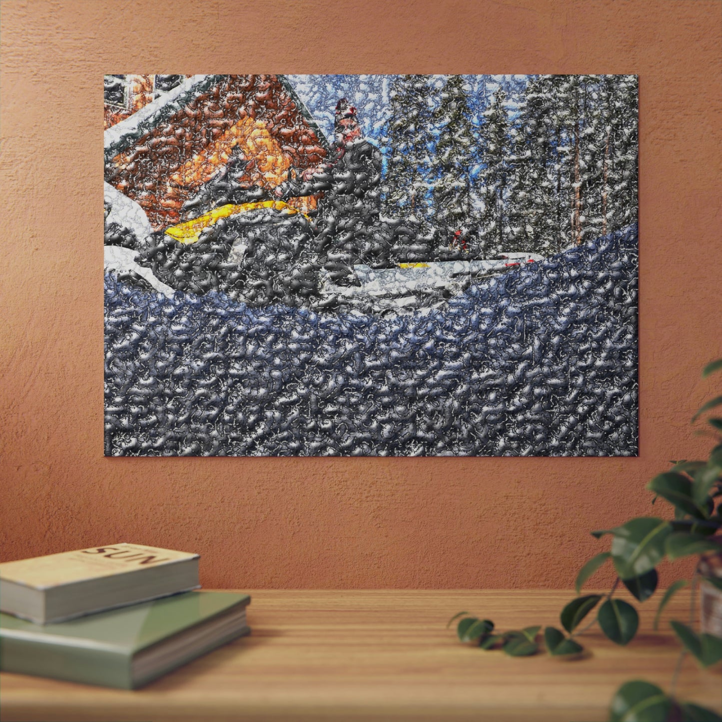 Aluminum Composite Panels ... "Packing After The Storm" ... Circa 3Apr23 ... Rhett Creek, Idaho, USA ... Original Works ...