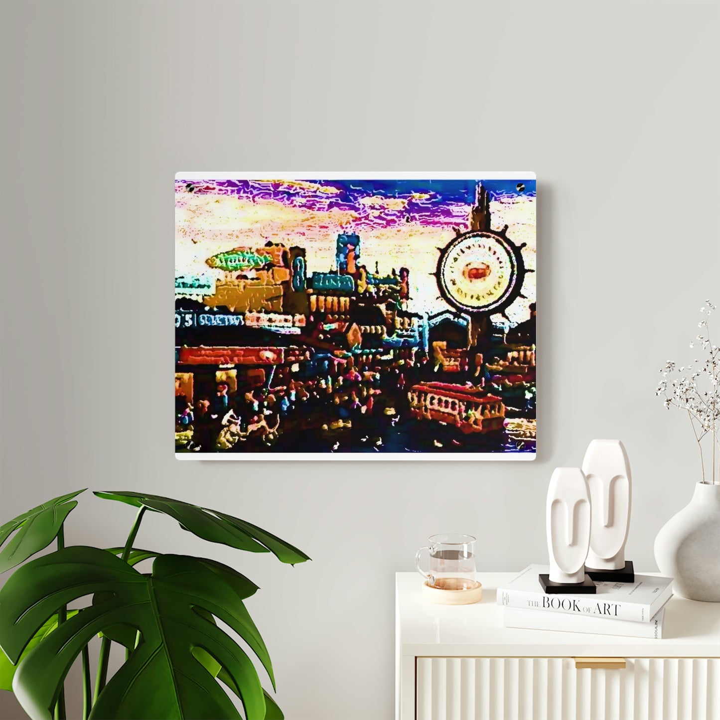 Acrylic Wall Art Panels ... "No.9 Fishermen's Grotto - Fishermen's Wharf, SF, California" ... Family Archives: 1970's ... Original Works ...