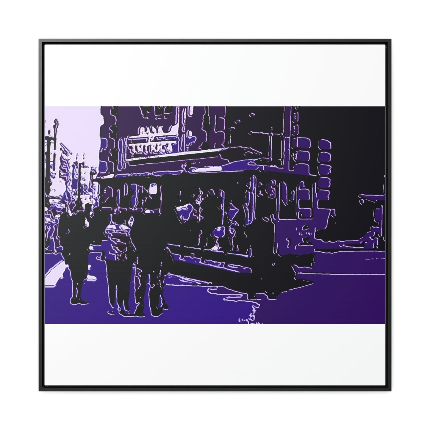 Gallery Canvas Wraps, Square Frame ... San Francisco ... 'Rice-A-Roni-A-San Francisco Treat' ... "A Cable Car Classic" ... Family Archives: 1973 ... Original Works ...