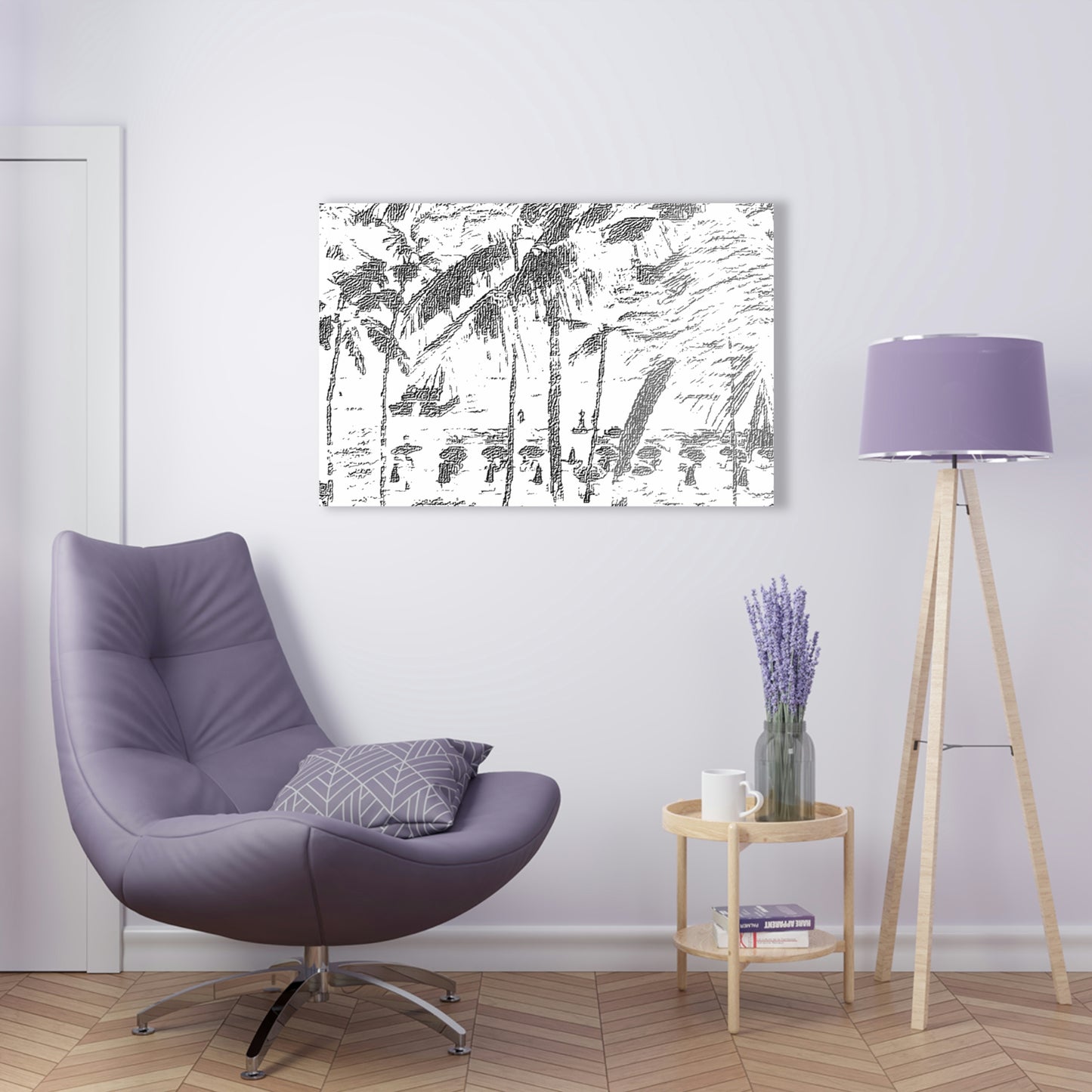Acrylic Prints ... "The Royal Hawai'ian: Waikiki Beach_Beach" ... Honolulu, HI ... Ocotber 2014 (Halloween) ... Original Works ...