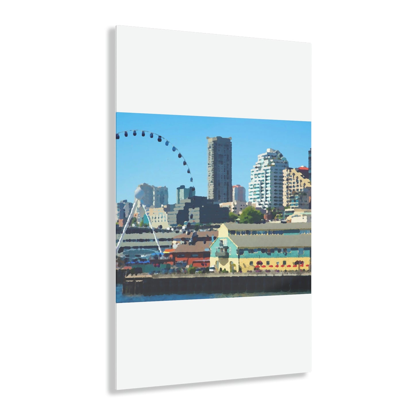 Acrylic Prints ... That Classic Wheel ... 'Seattle's Wheel' ... & Old Classic Waterside Vendors ...  'Family Archives' ... Original Works ...