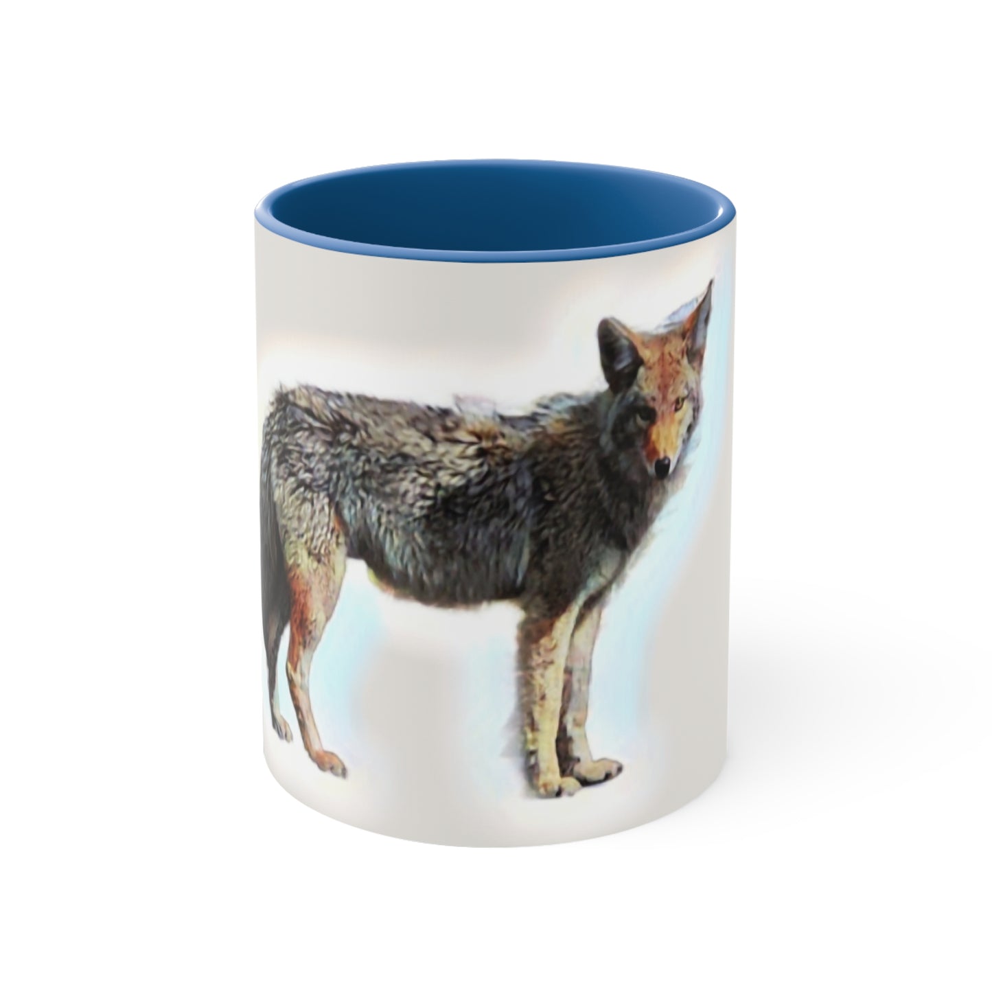Accent Coffee Mug, 11oz ... Coyote ... "Yosemite Valley: Circa May23 ... KPH Base Photo" ... Original Works ...