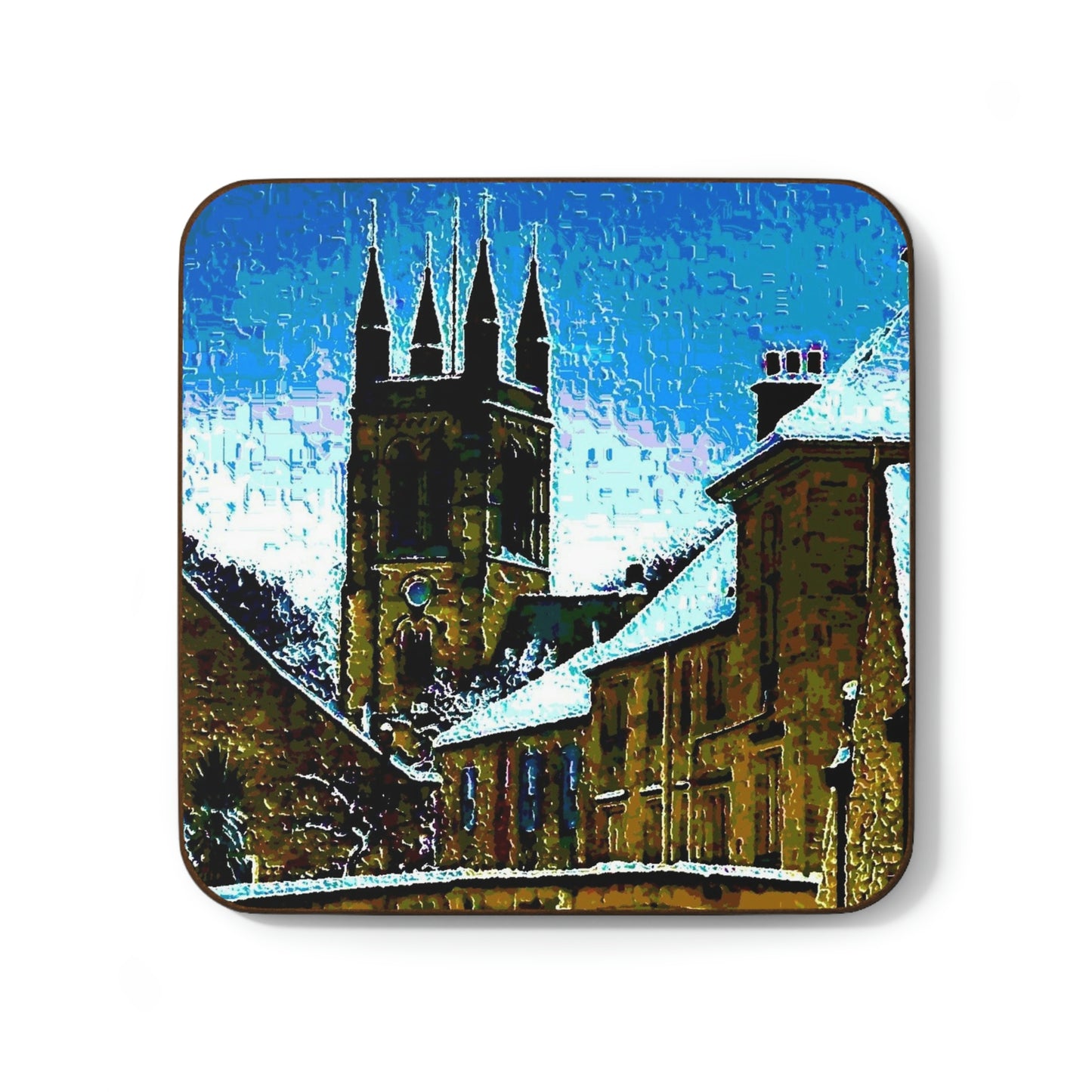 Hardboard Back Coaster ...  Walikng The Streets & Alleys ... 'Strolling The Canals ... '  ... Original Works  ...