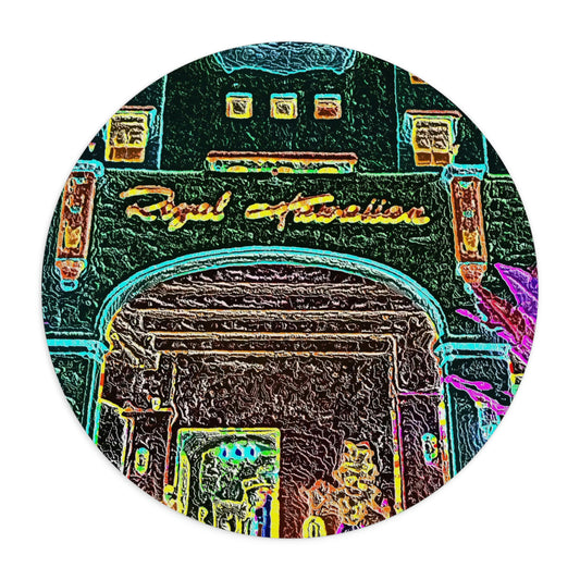 Mouse Pad ... "La Grande Entree" At: 'The Pink Palace' ... The Royal Hawai'ian ... Honolulu, HI ... '27Oct2014' ... Original Works ...