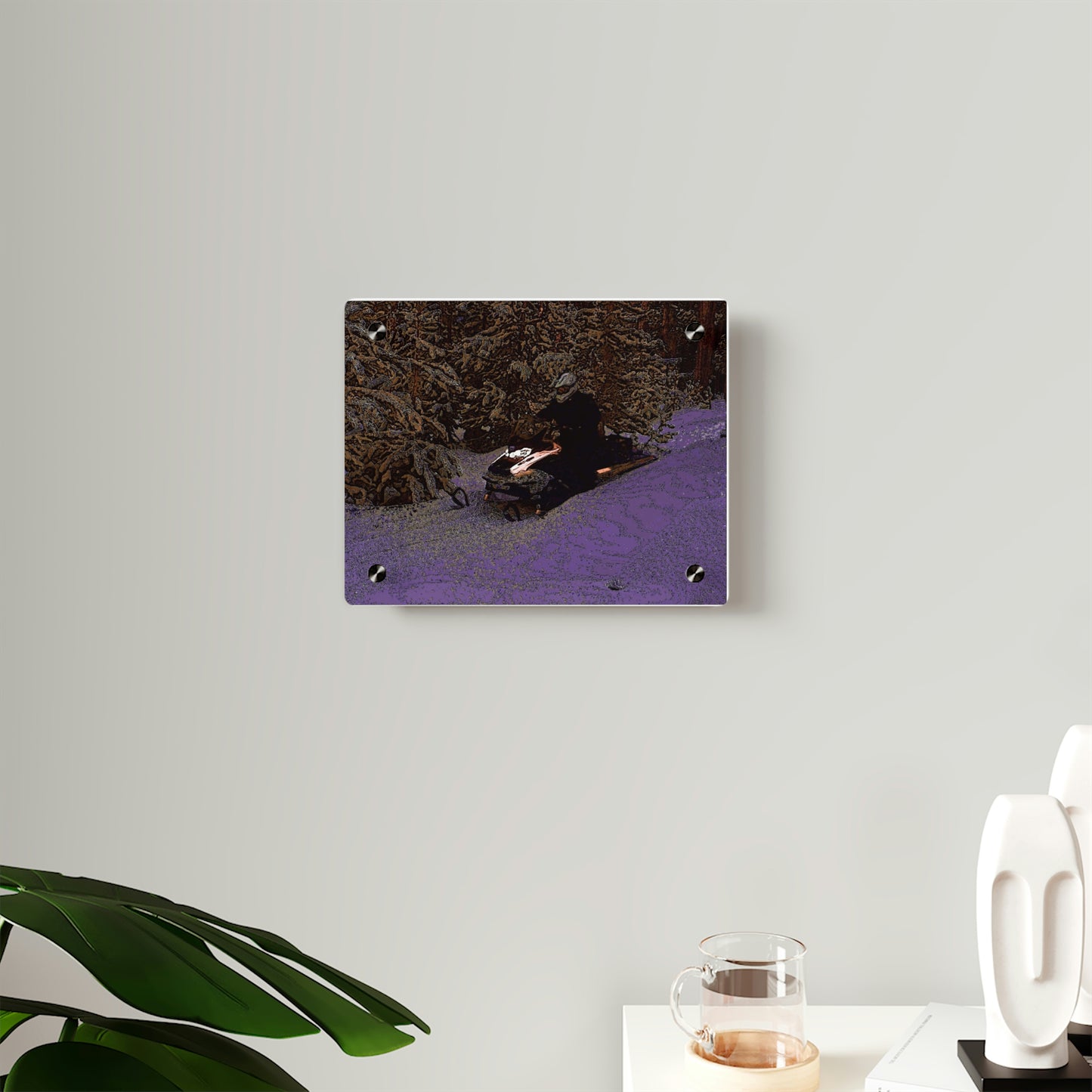 Acrylic Wall Art Panels ... Yep ... "Another Day ... Riding Through The Wilderness ... " ... February 2023 ... Original Works ...