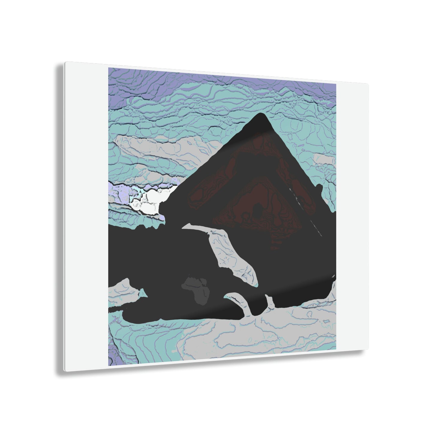 Acrylic Prints ... After An Intense Snow Storm ... 'Digging Out' ... A Vehicle & Cabin "In The Mountains" ... March 2023 ... Original Works ...