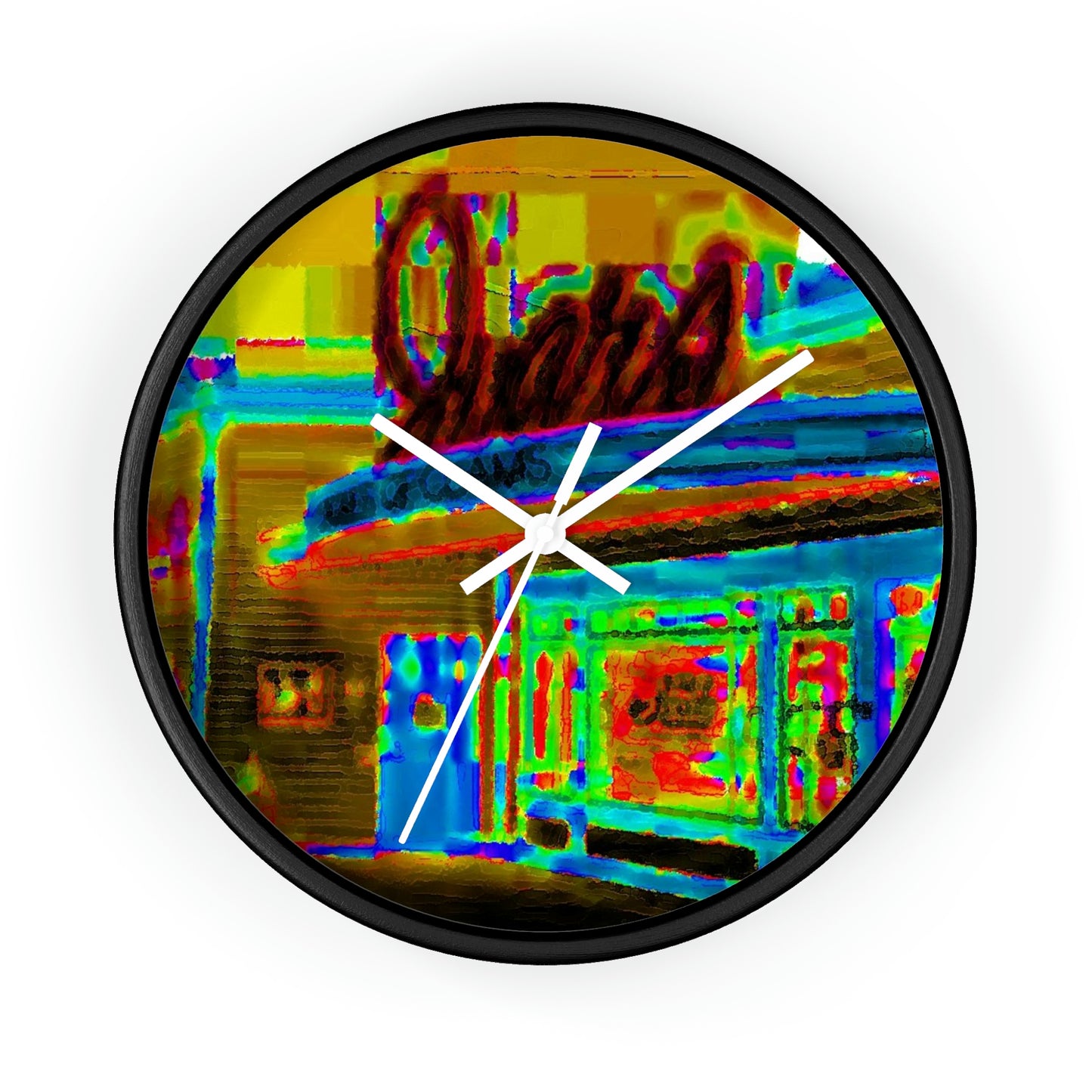 Wall clock ...  In-A-Hurry & Stressed? ... Remember: Keep "Clam" ... Clam_Happy ...  'Ivars: Seattle Waterfront' ... Personal Archives ... Original Works ...