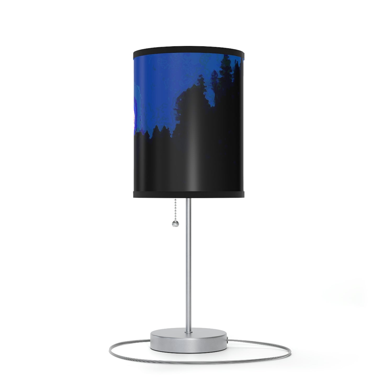Lamp on a Stand, US|CA plug ... "The Road Home" ...' Over The River & Through The Woods To? ...' ... Moonscape Near Elk City, Idaho ... Original Works ... 5Jan23 ...