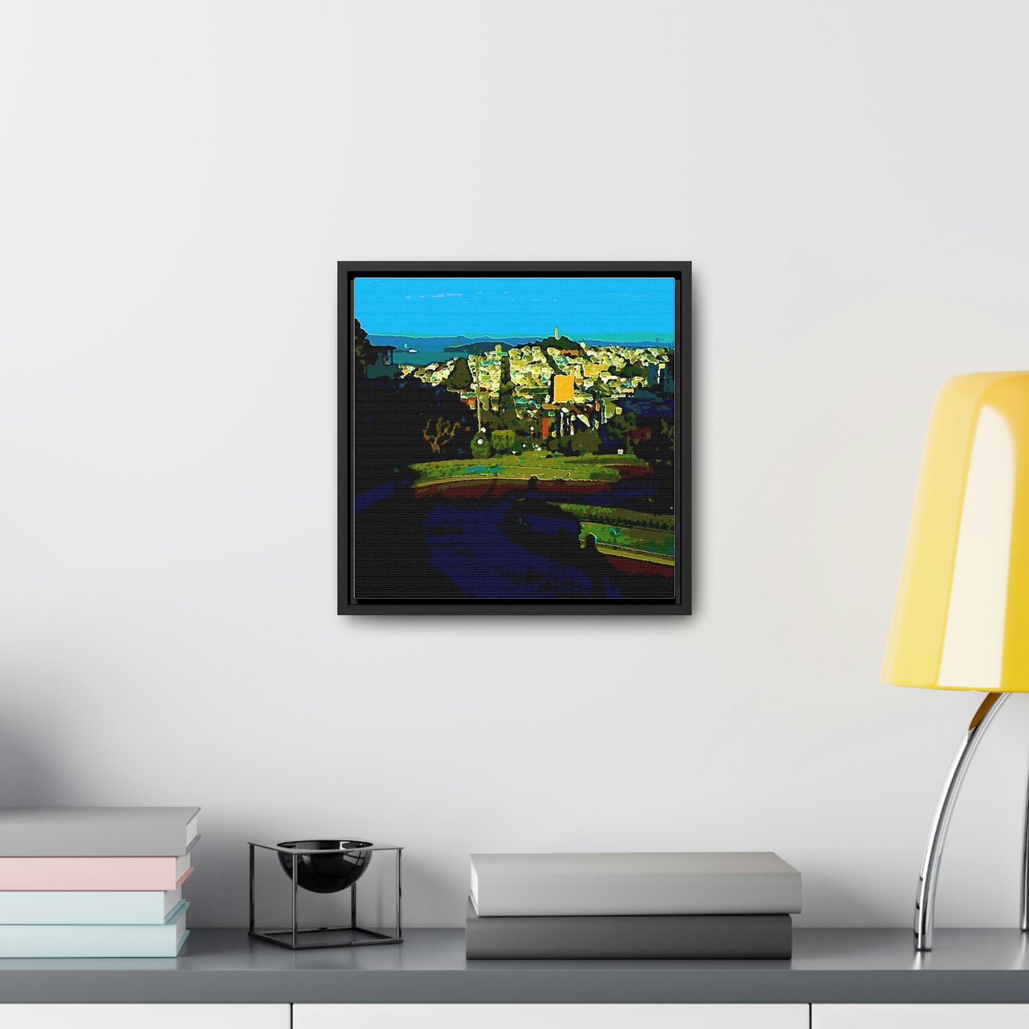 Gallery Canvas Wraps, Square Frame ...  "Lombard Street San Francisco, CA, USA" ... Family Archives 1970's ... Original Works ...