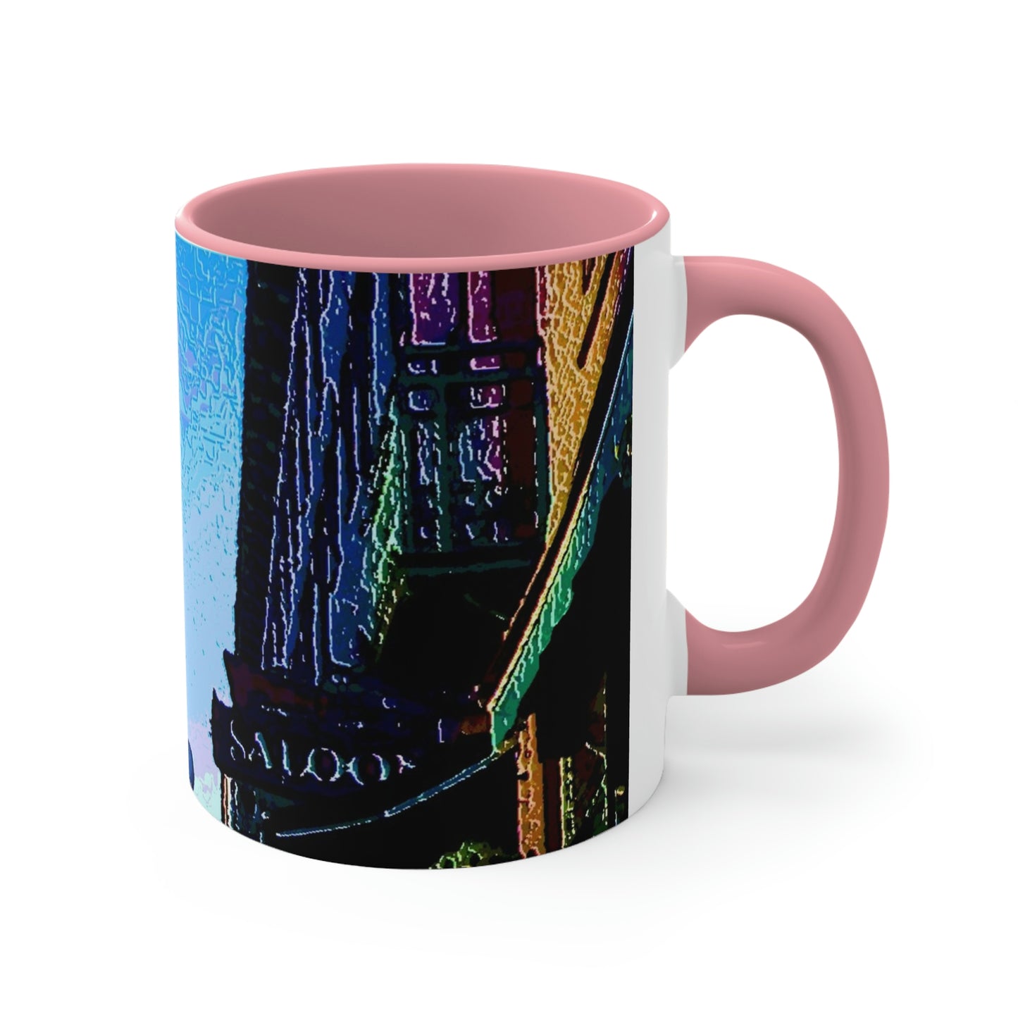 Accent Coffee Mug, 11oz ...  Pioneer Square & Smith Tower ... 'That World Famous View' ... Colleague Supplied Photo ... Original Works ...