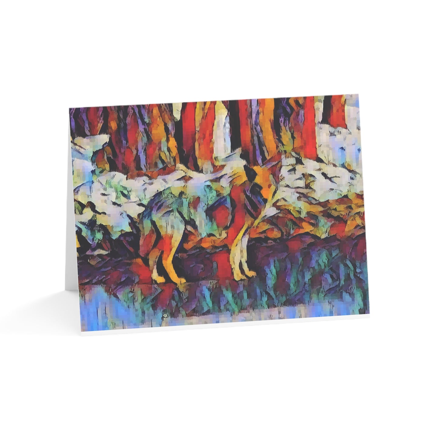 Greeting Cards (1, 10, 30, and 50pcs) ... Coyote ... "Yosemite Valley: Circa May23 ... KPH Base Photo" ... Original Works ...