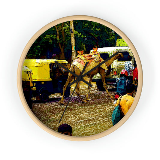 Wall clock ... "Truckin'-Up-To-Buffalo ... 'Oops - Wrong Country' ... Truckin'-Up-To-New Delll -'E' ... " ... (Delhi, India) ... 5July2007. Original Works ...