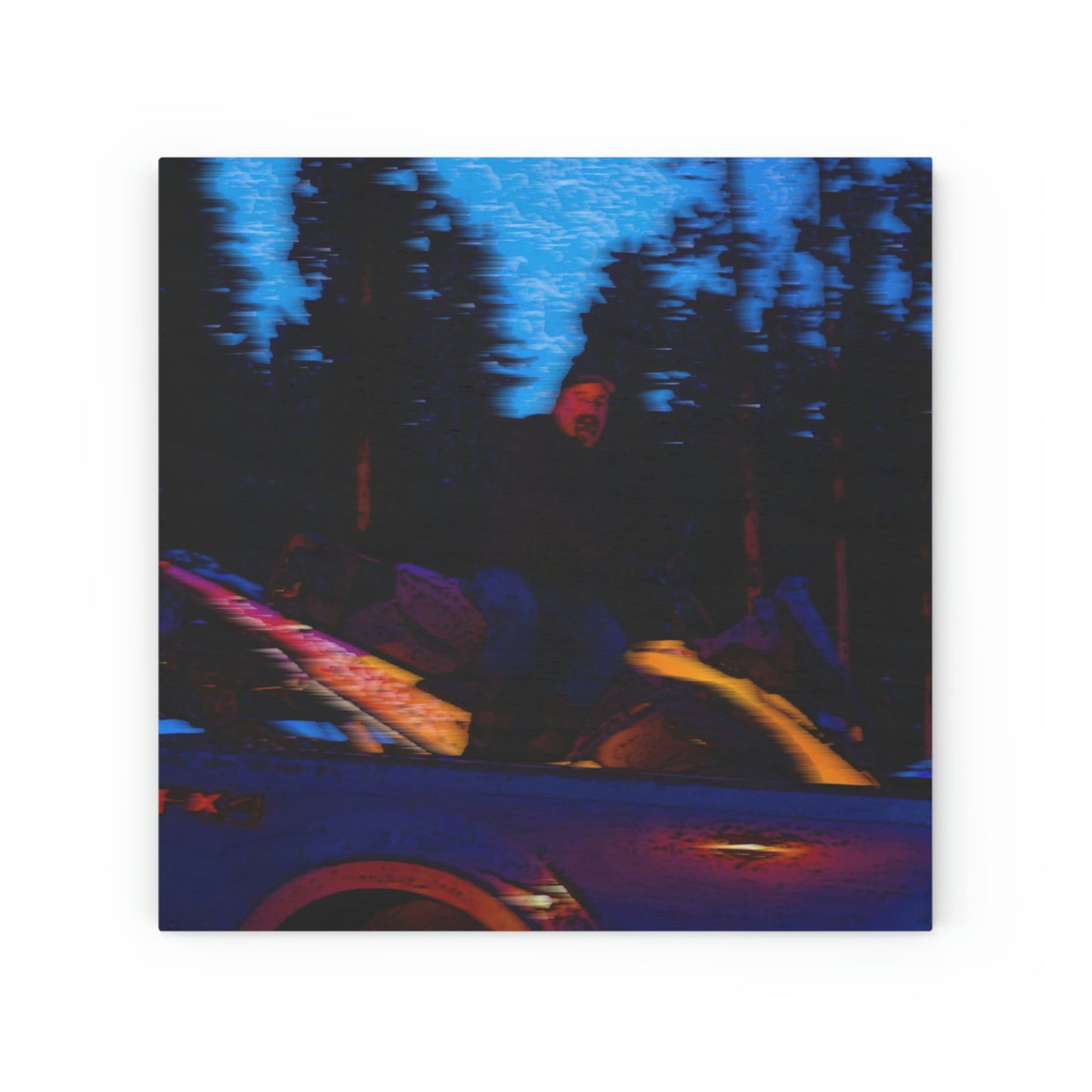 Wood Canvas ... Two Modes Of Winter Transportation ... "Which One To Drive Next?" ... Choices-Choices-Choices ... Circa 4Jan23 ... Original Works ...