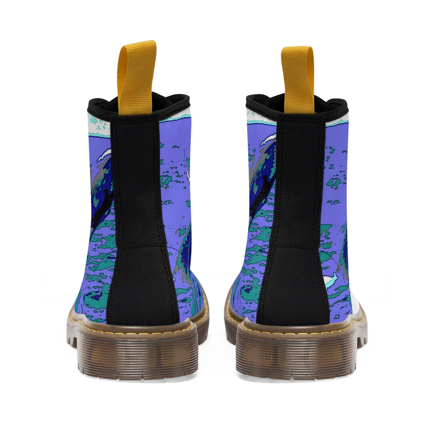 Men's Canvas Boots... Baby Humpback Breaching ... Maui, HI: April 2022 ... "Family Archives: KPH" ... Original Works ...