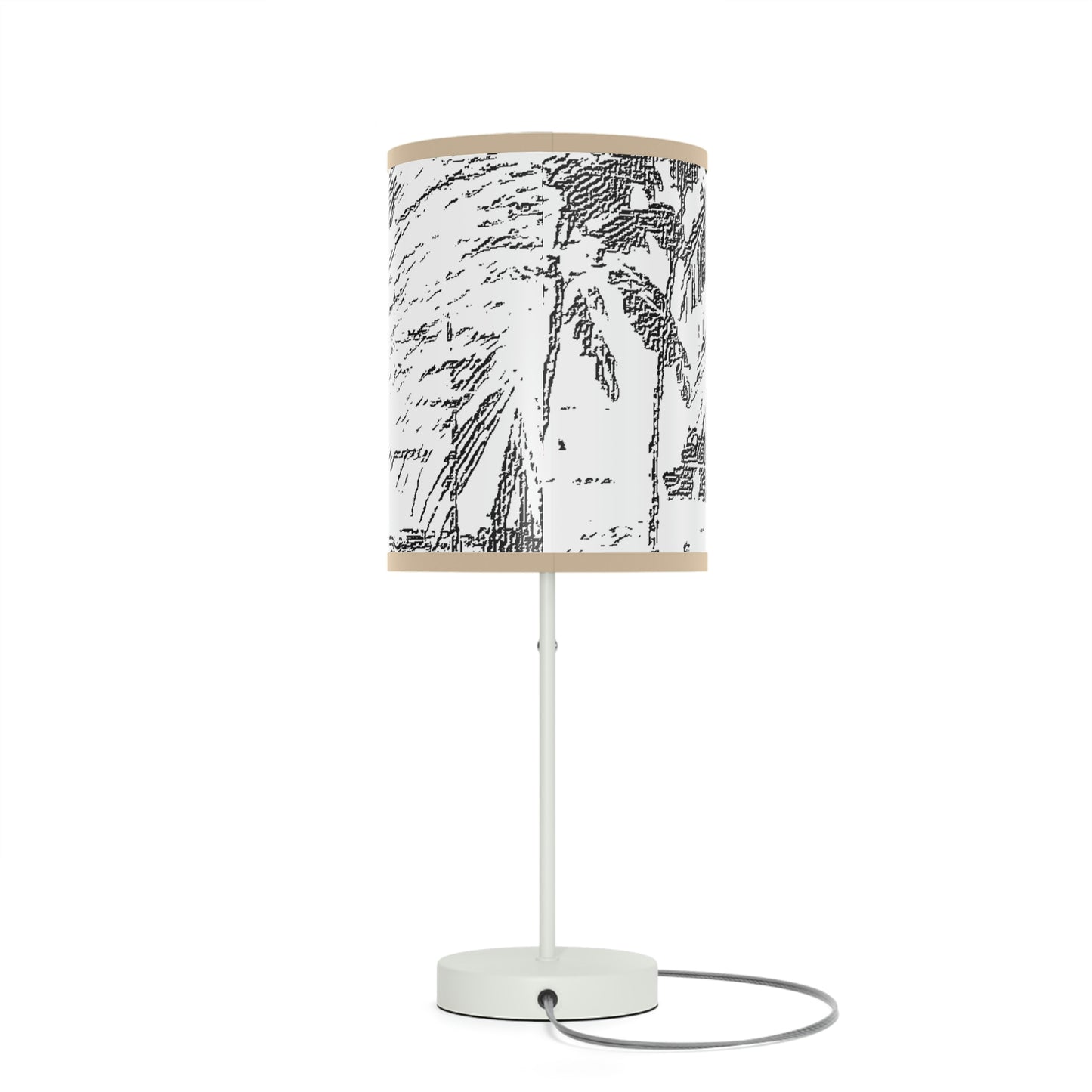 Lamp on a Stand, US|CA plug ... "The Royal Hawai'ian: Waikiki Beach_Beach" ... Honolulu, HI ... Ocotber 2014 (Halloween) ... Original Works ...