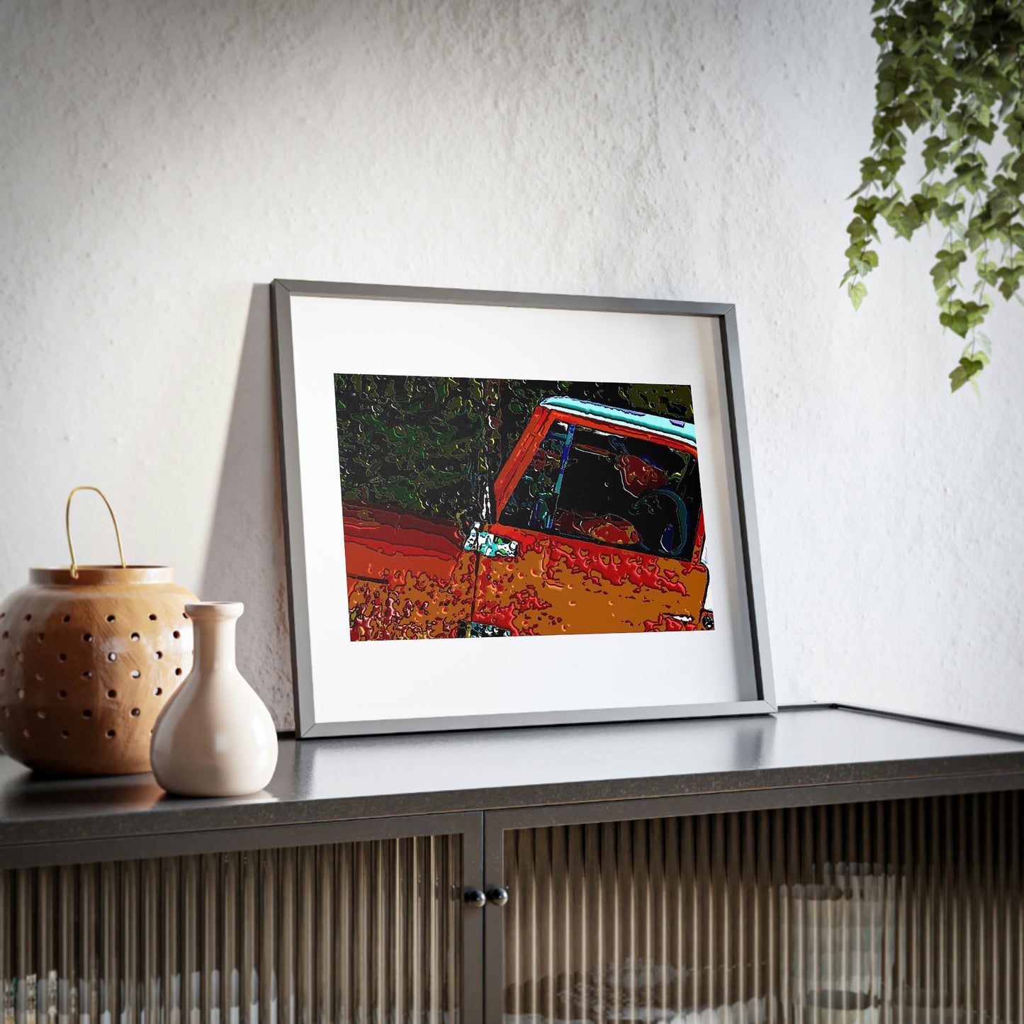 Framed Posters, Matte ... How-To-Drive-Idaho's-Mountain_Roads ... "Like A Professional" ... "Truckin' Like The Doo-Dah-Man" ...