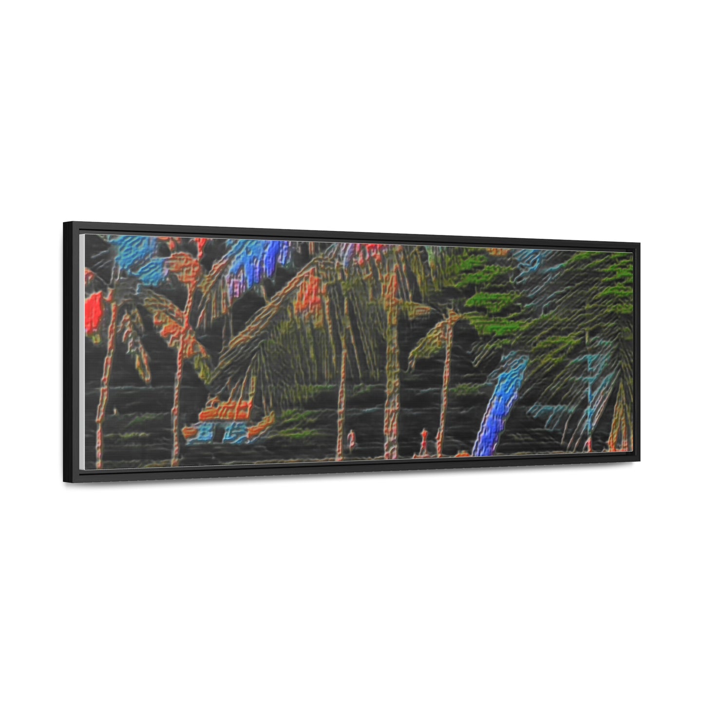 Gallery Canvas Wraps, Horizontal Frame ... "The Royal Hawai'ian: Waikiki Beach_Beach" ... Honolulu, HI ... Ocotber 2014 (Halloween) ... Original Works ...