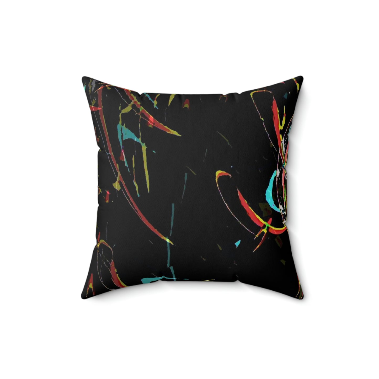Spun Polyester Square Pillow ... "Waning Moon" ... Central Idaho ... October 2022 ... Rendering Time: 22 Hours ... Original Works ...