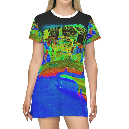 All Over Print T-Shirt Dress ... "Lombard Street San Francisco, CA, USA" ... Family Archives 1970's ... Original Works ...