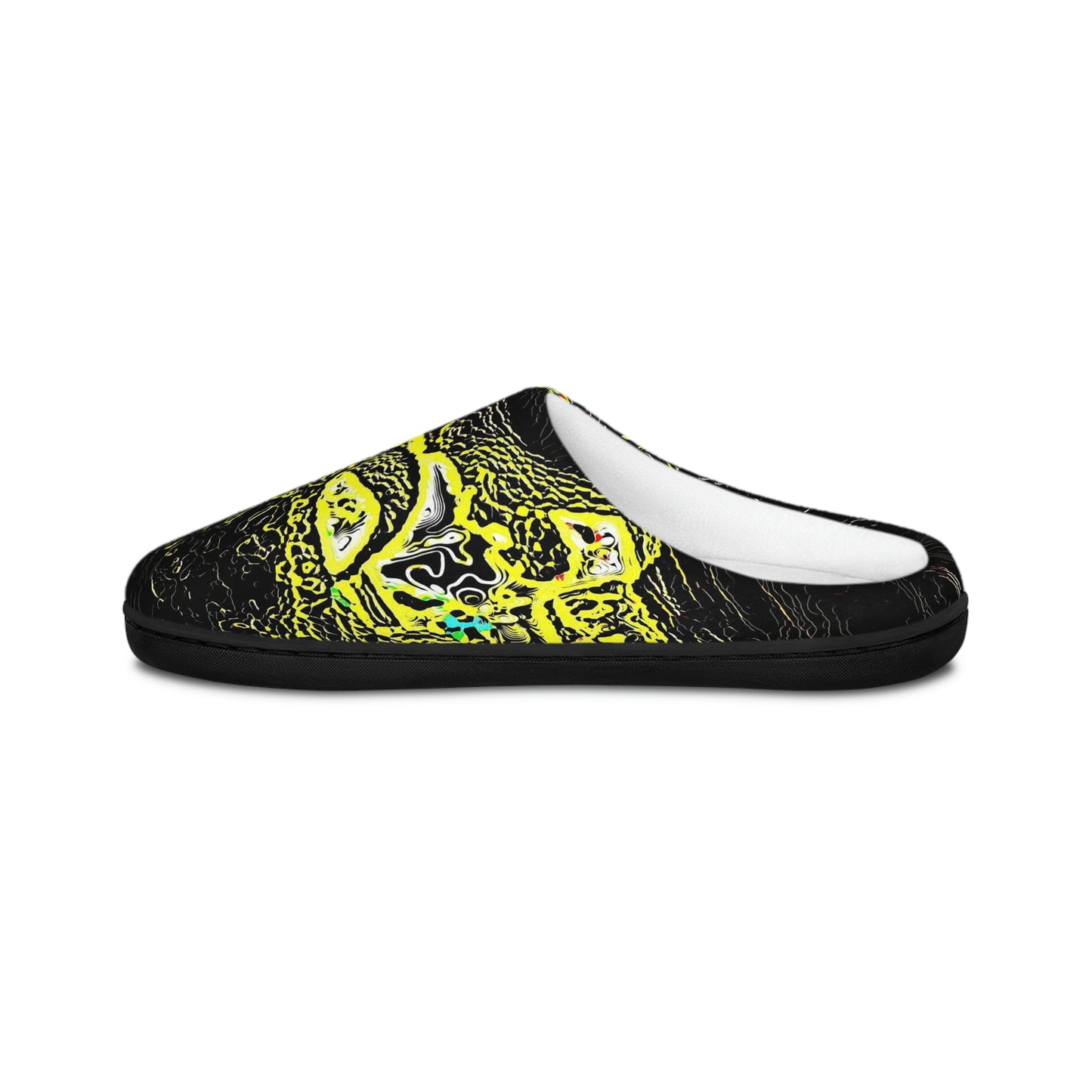 Men's Indoor Slippers ... "Snow Vehicle In Snow Storm At-Rest" ... Circa 12Mar23 ... Central Idaho ... 18-Hours Rendering Time: Original Works ...