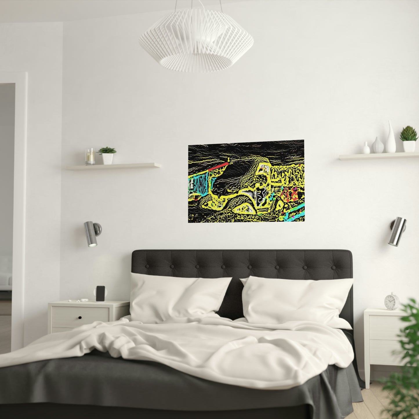 Satin Posters (210gsm) ... "Snow Vehicle In Snow Storm At-Rest" ... Circa 12Mar23 ... Central Idaho ... 18-Hours Rendering Time: Original Works ...
