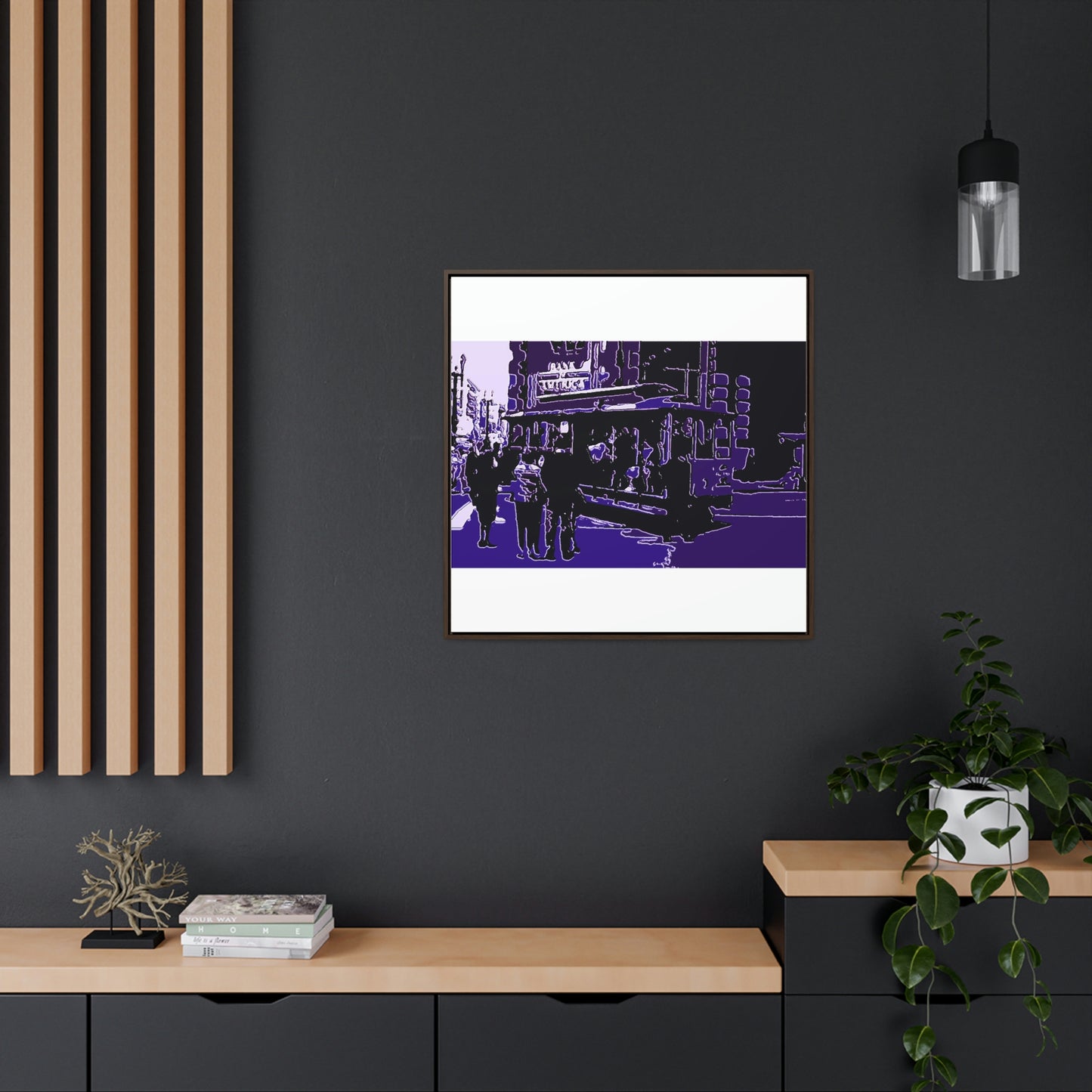Gallery Canvas Wraps, Square Frame ... San Francisco ... 'Rice-A-Roni-A-San Francisco Treat' ... "A Cable Car Classic" ... Family Archives: 1973 ... Original Works ...