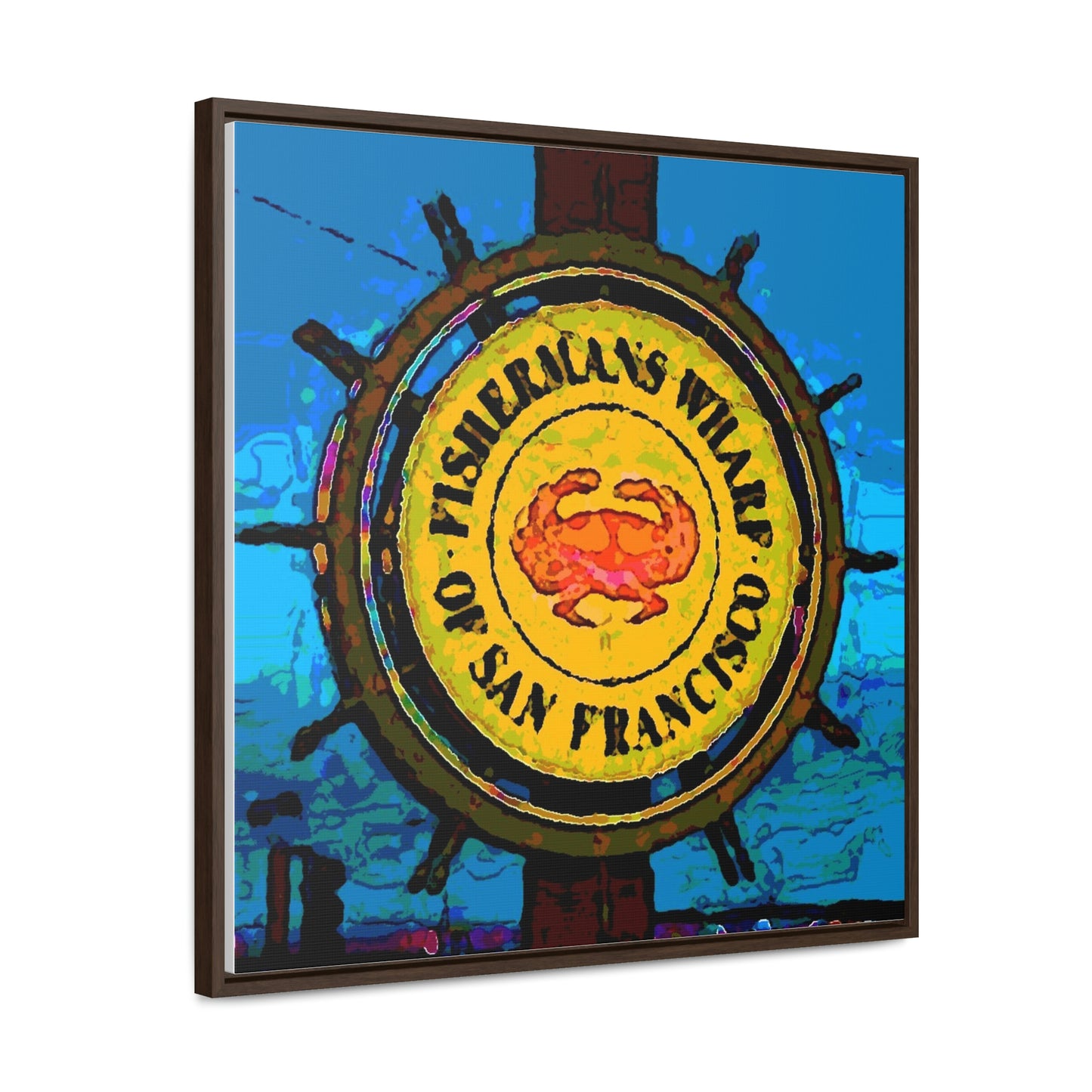 Gallery Canvas Wraps, Square Frame ...  "No.9 Fishermen's Grotto - Fishermen's Wharf, SF, California" ... Family Archives: 1970's ... Original Works ...