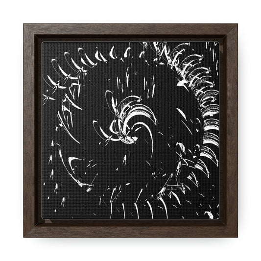 Gallery Canvas Wraps, Square Frame ... "Waning Moon" ... Central Idaho ... October 2022 ... Rendering Time: 22 Hours ... Original Works ...