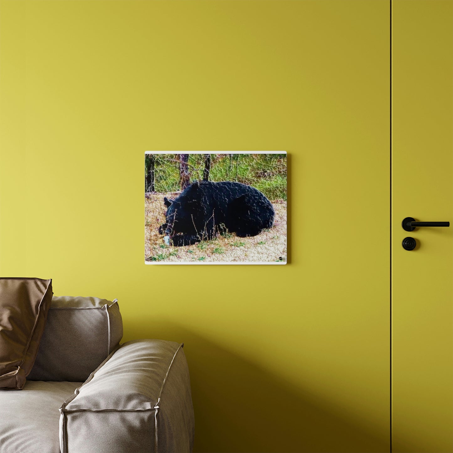 Acrylic Wall Art Panels ... RCY: "Rhett Creek Yogi ... '500 Lbs Of Autumn Season Hunger' ..."  ... September 2022 ... Central Idaho ... Original Works ...