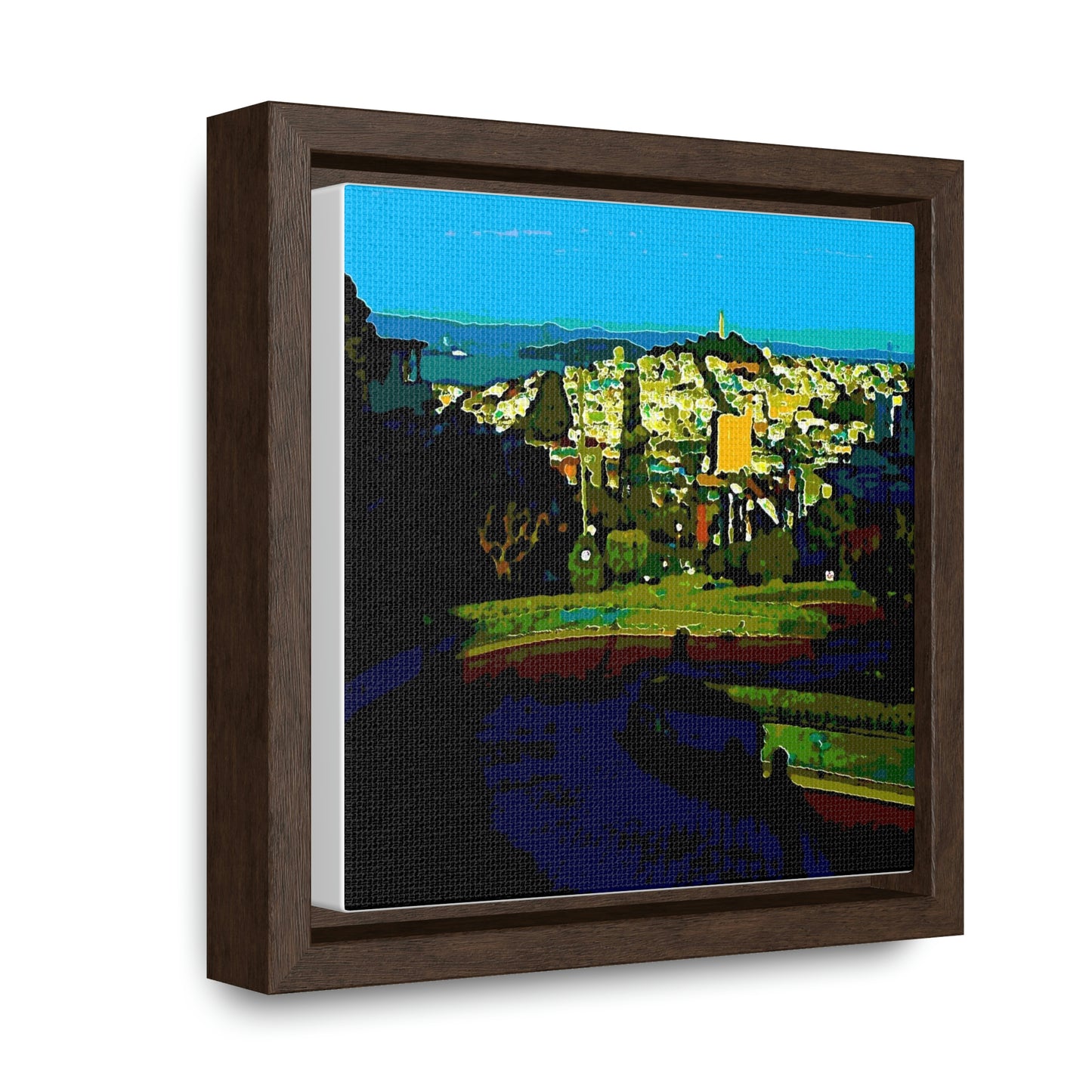 Gallery Canvas Wraps, Square Frame ...  "Lombard Street San Francisco, CA, USA" ... Family Archives 1970's ... Original Works ...