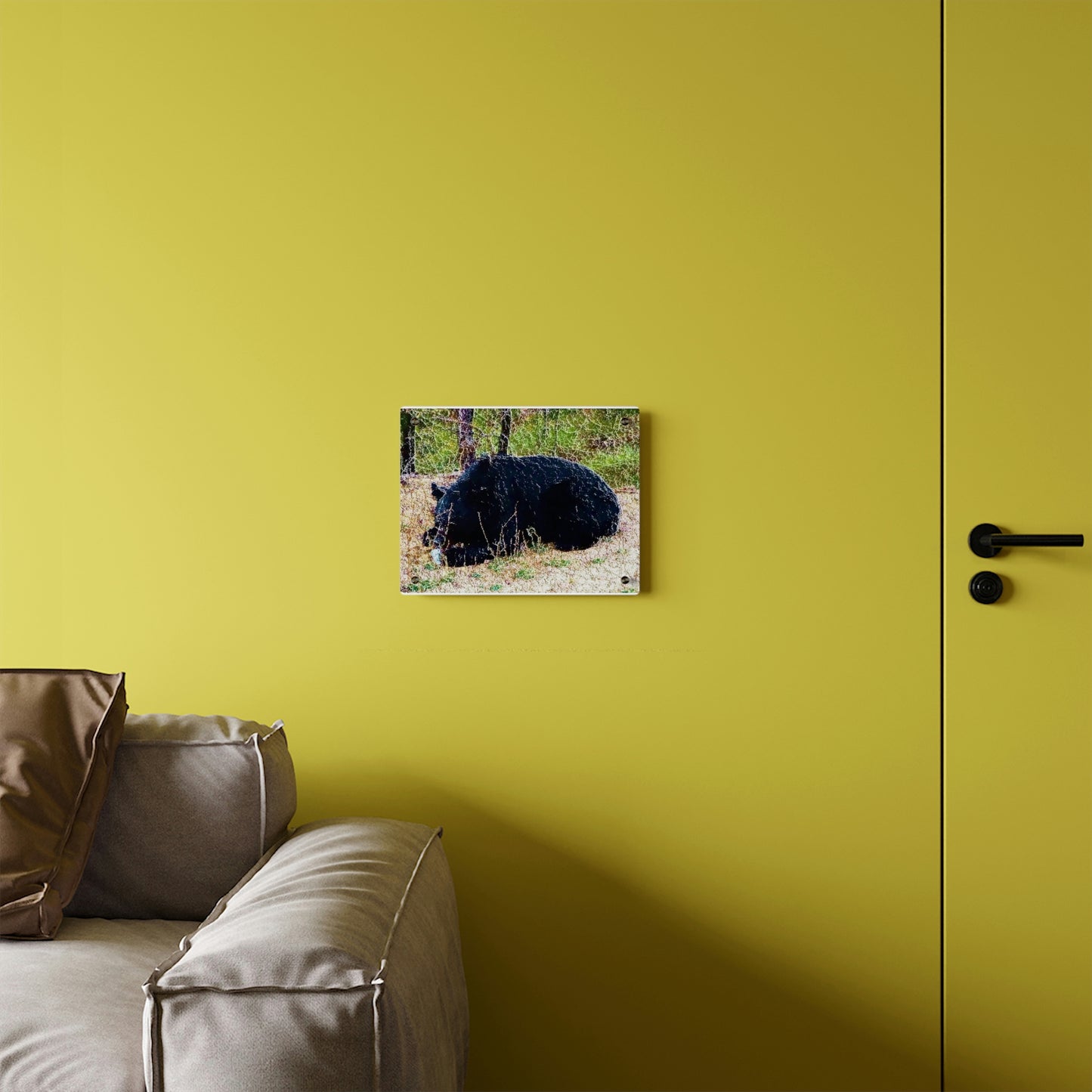 Acrylic Wall Art Panels ... RCY: "Rhett Creek Yogi ... '500 Lbs Of Autumn Season Hunger' ..."  ... September 2022 ... Central Idaho ... Original Works ...