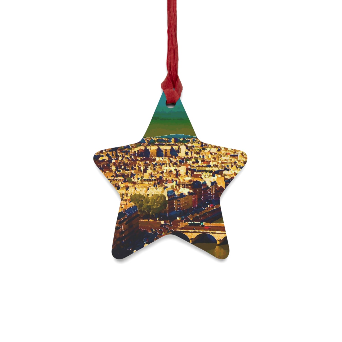 Wooden Ornaments ... Au Paris ... "Along The River Seine" ... Barbara Joan Bonnel-Holt: 1972 ... Original Works ...