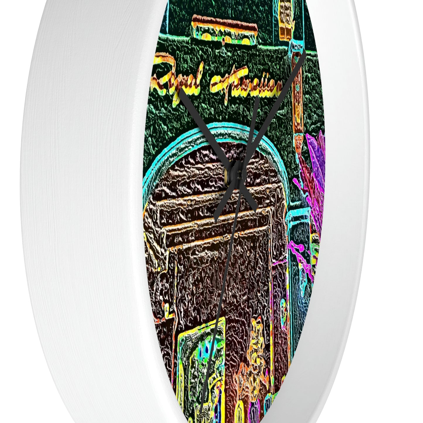 Wall Clock ... "La Grande Entree" At: 'The Pink Palace' ... The Royal Hawai'ian ... Honolulu, HI ... '27Oct2014' ... Original Works ...