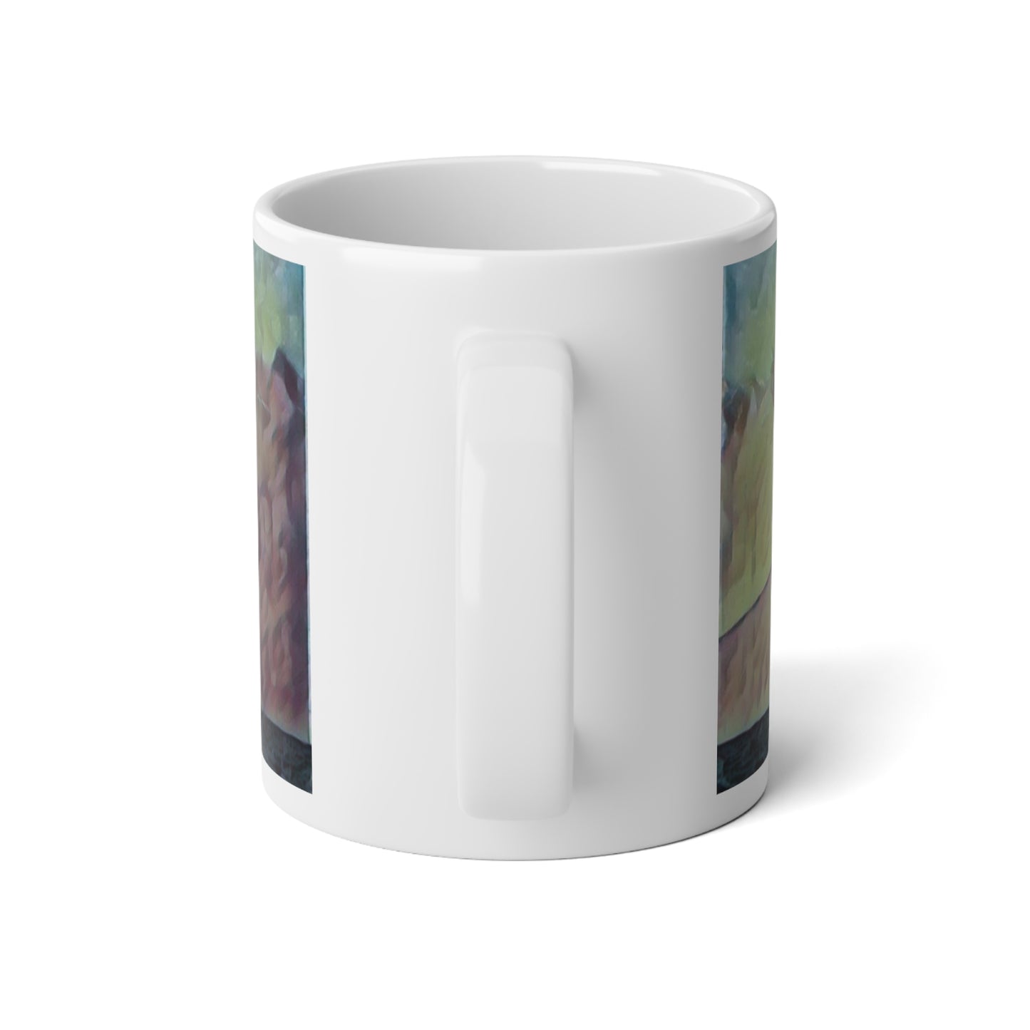 Jumbo Mug, 20oz ... An Extraordinary Humpback Breach ... 'With Explosive Energy' ... Family Archives (KPH) ... Circa: 21st Century. Maui, HI ... Original Works ...