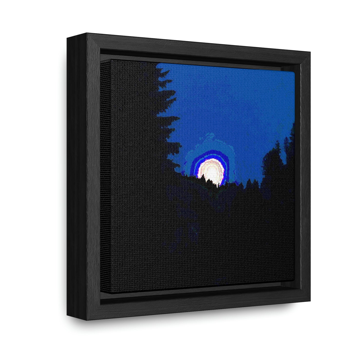 Gallery Canvas Wraps, Square Frame ... "The Road Home" ...' Over The River & Through The Woods To? ...' ... Moonscape Near Elk City, Idaho ... Original Works ... 5Jan23 ...