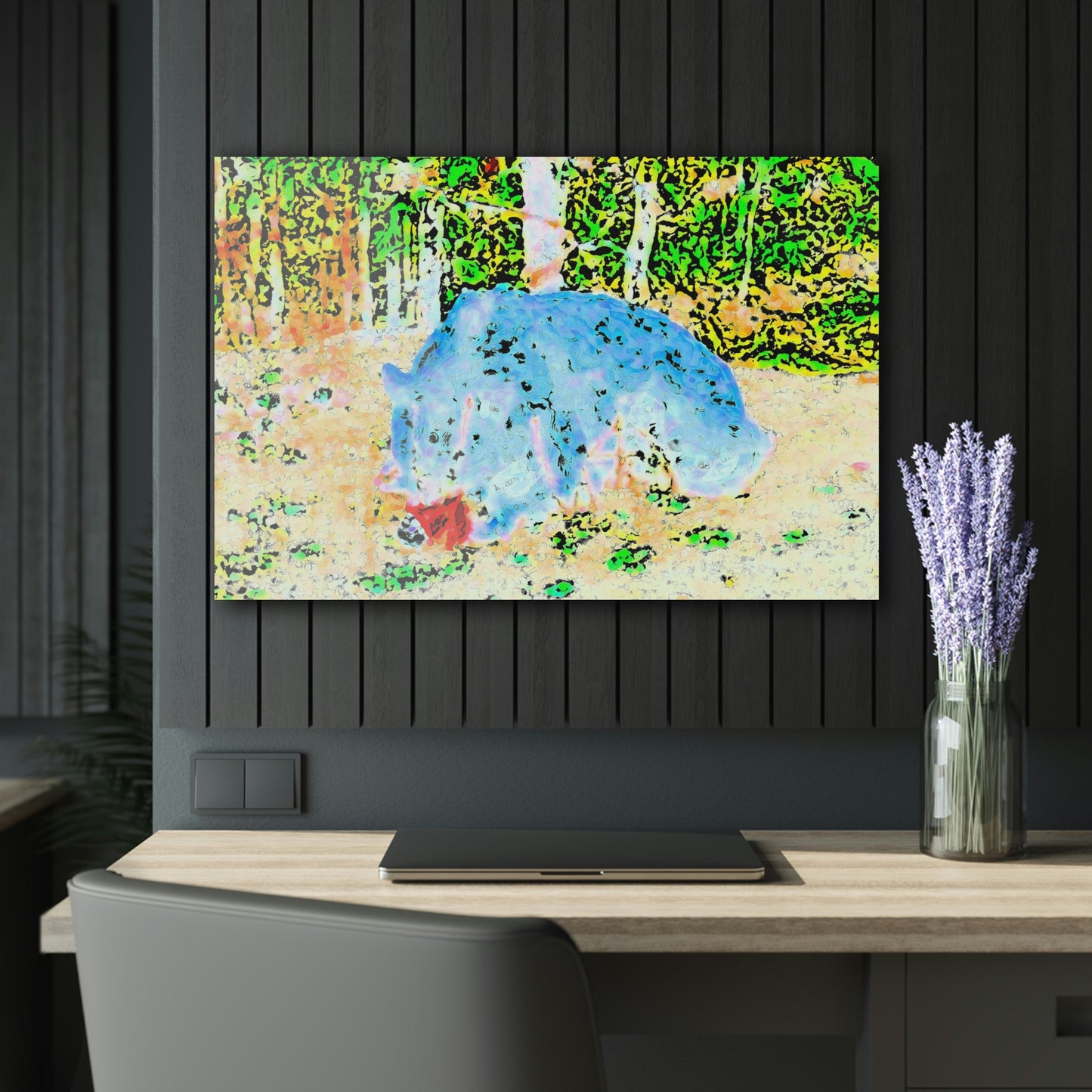 Acrylic Prints (French Cleat Hanging) ... RCY: "Rhett Creek Yogi ... '500 Lbs Of Autumn Season Hunger' ..."  ... September 2022 ... Central Idaho ... Original Works ...