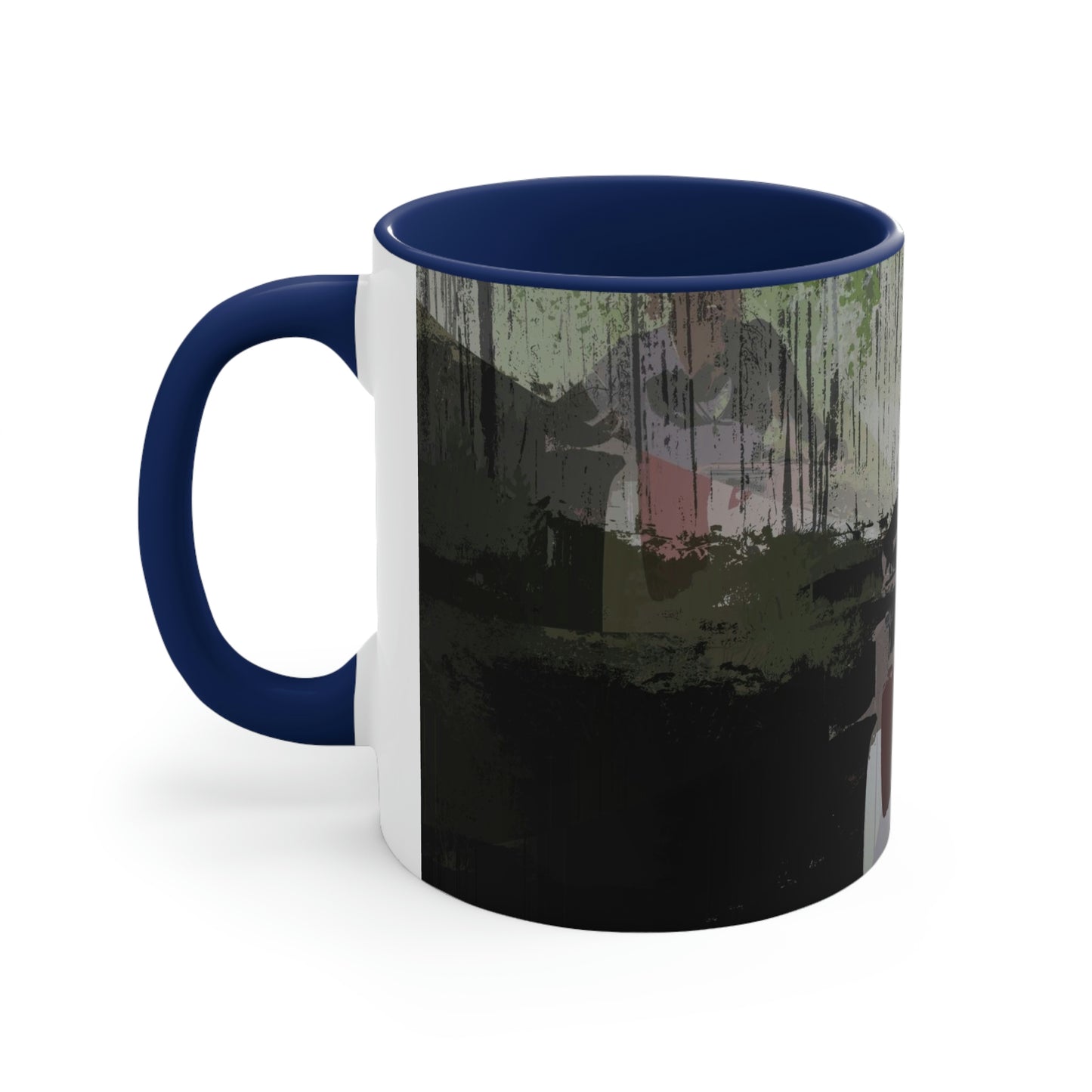 Accent Coffee Mug, 11oz ... 3-Wheeln' N' Groovin The Mountain Roads ... Central Idaho ... Original Works ...
