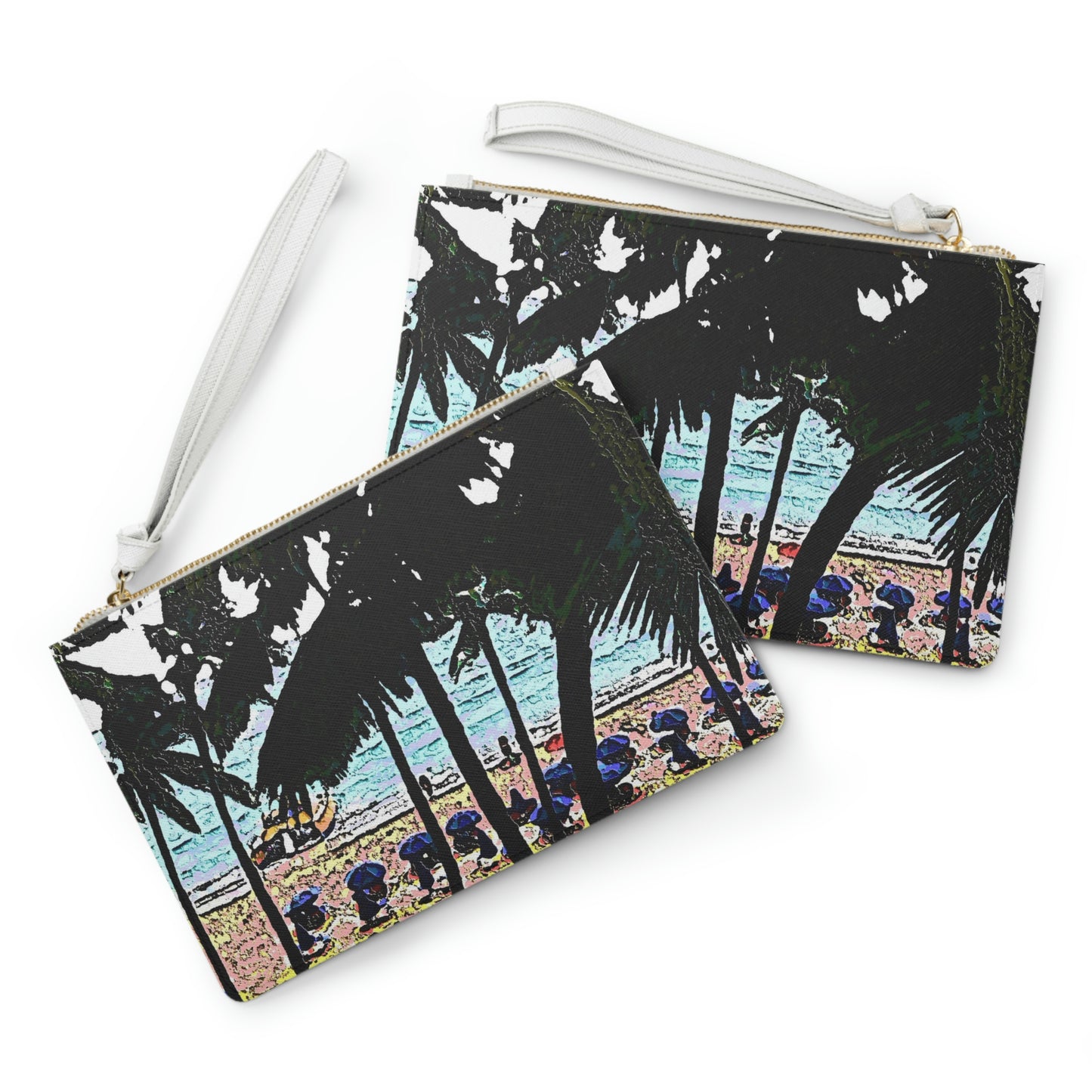 Clutch Bag ... "A Beautiful Beach Amongst The Palms" ... The Outrigger Waikiki, Honolulu, Oahu ... Original Works ...