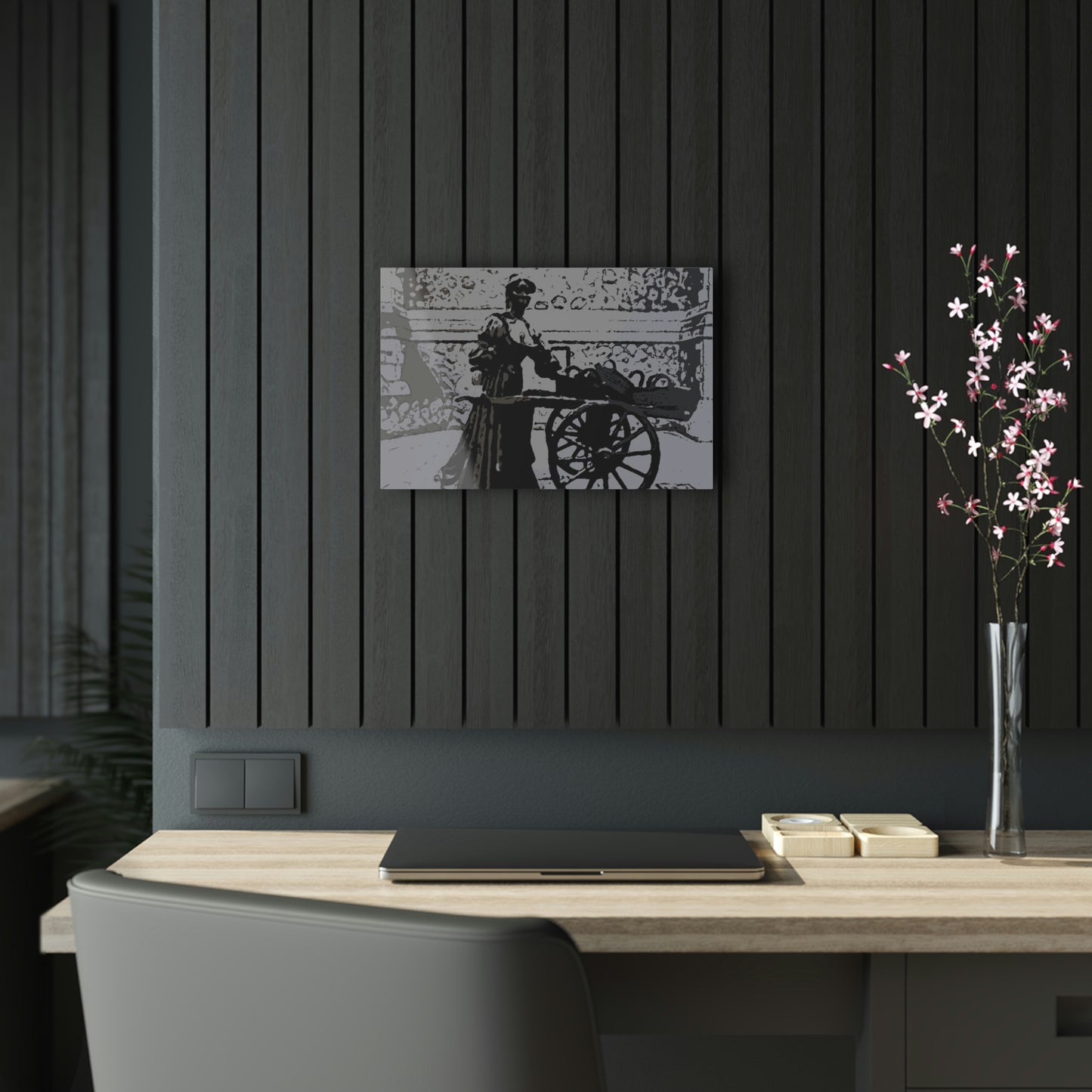 Acrylic Prints ... Dublin's "Molly Malone Along Grafton Street" ... Cryin' Cockels & Muscles Alive-Alive-Oh ... Circa 2003 ... Original Works ...