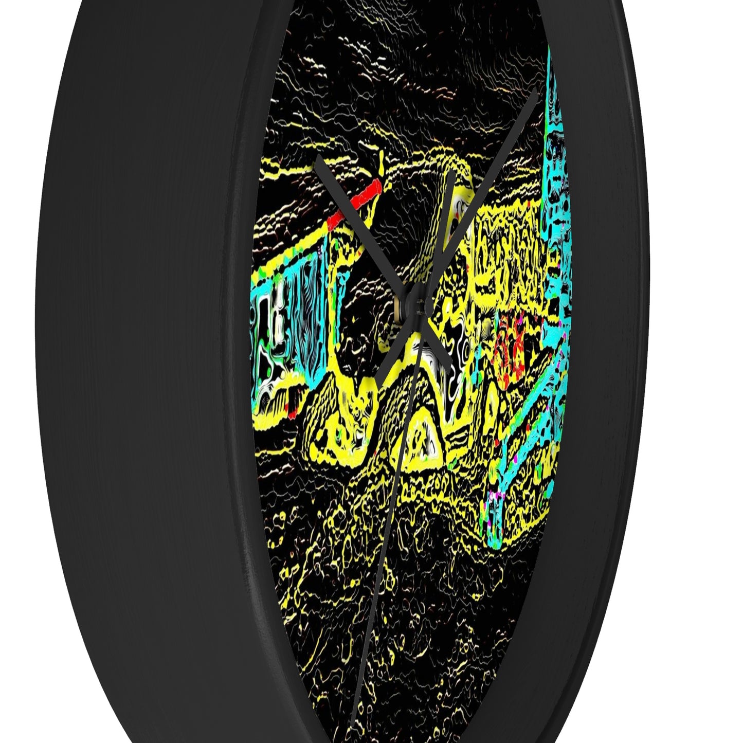 Wall Clock ... "Snow Vehicle In Snow Storm At-Rest" ... Circa 12Mar23 ... Central Idaho ... 18-Hours Rendering Time: Original Works ...