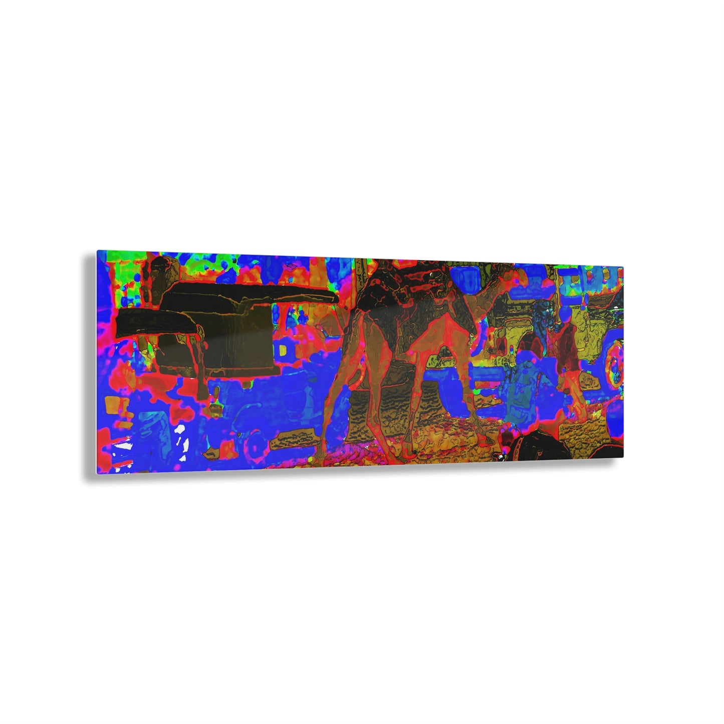 Acrylic Prints ... "Truckin'-Up-To-Buffalo ... 'Oops - Wrong Country' ... Truckin'-Up-To-New Delll -'E' ... " ... (Delhi, India) ... 5July2007. Original Works ...