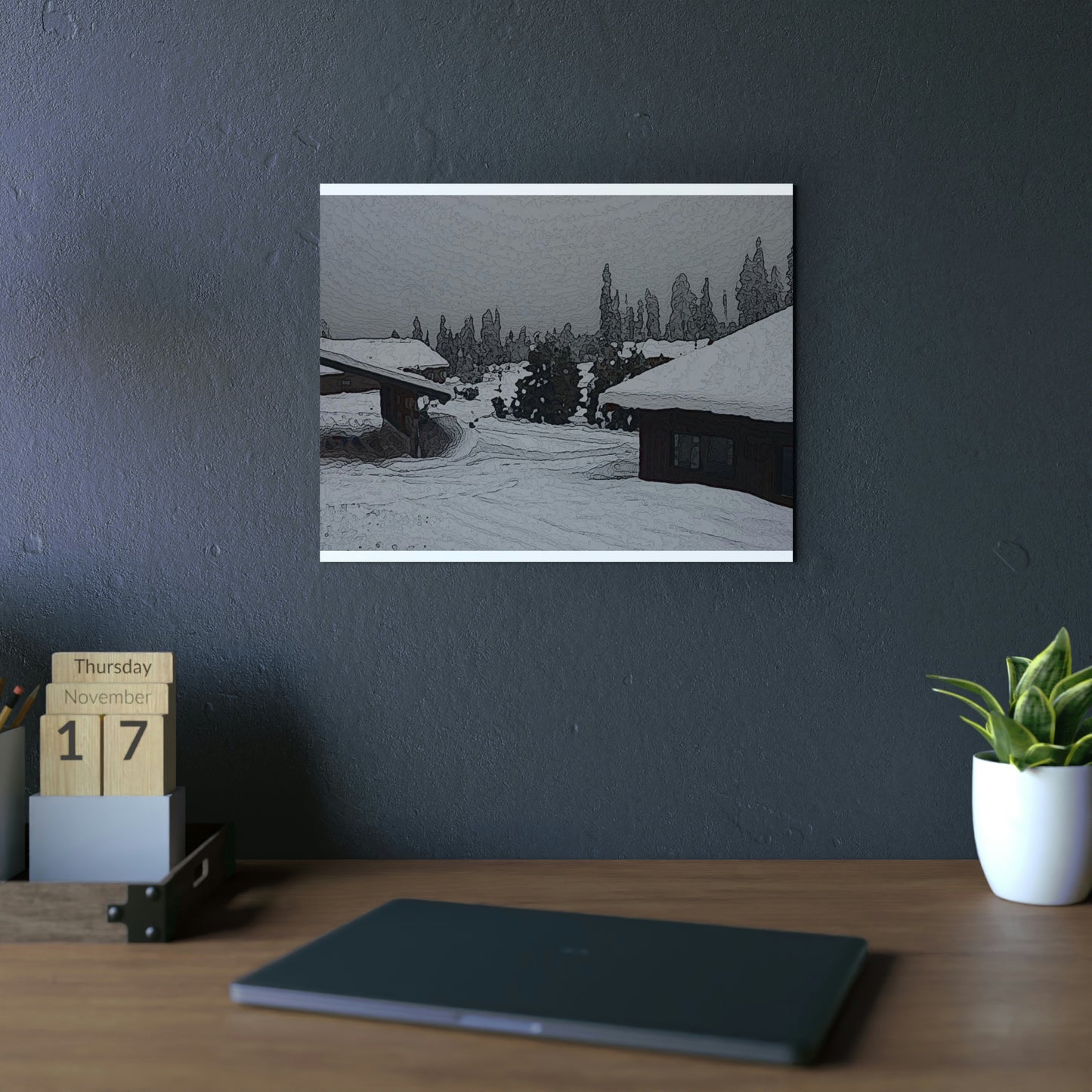 Aluminum Composite Panels ... "Winterscape 'Escape' " ... Its Intrinsic Beauty & Solace ... Winter 2020, Central Idaho, USA ... Original Works ...