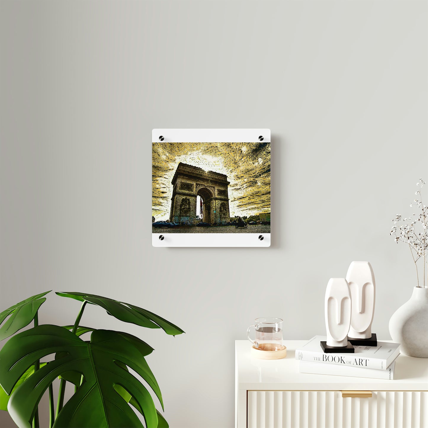 Acrylic Wall Art Panels ...  L'Arc de Triomphe ... 'Barbara Joan Bonnell-Holt Photo' ... Circa 1972 ... Oringinal Works ...